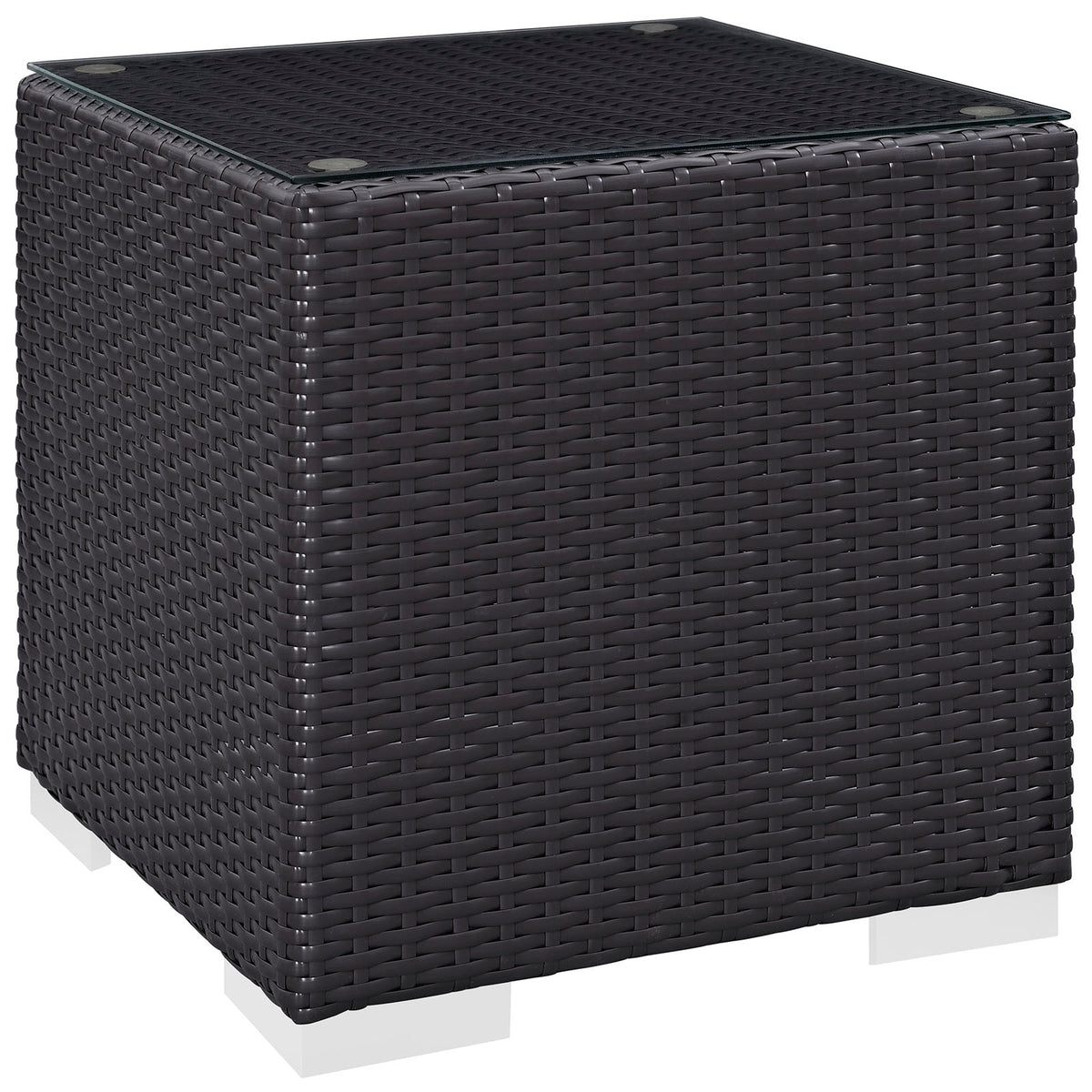 Convene Outdoor Patio Side Table - Espresso