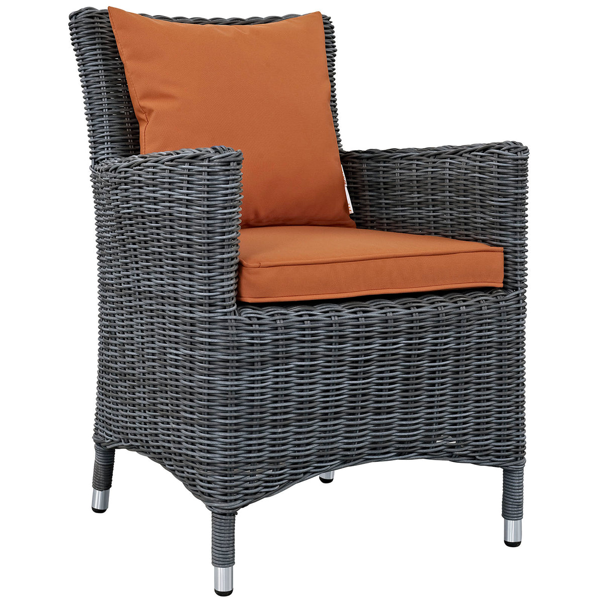 Summon Dining Outdoor Patio Sunbrella Armchair - Canvas Tuscan