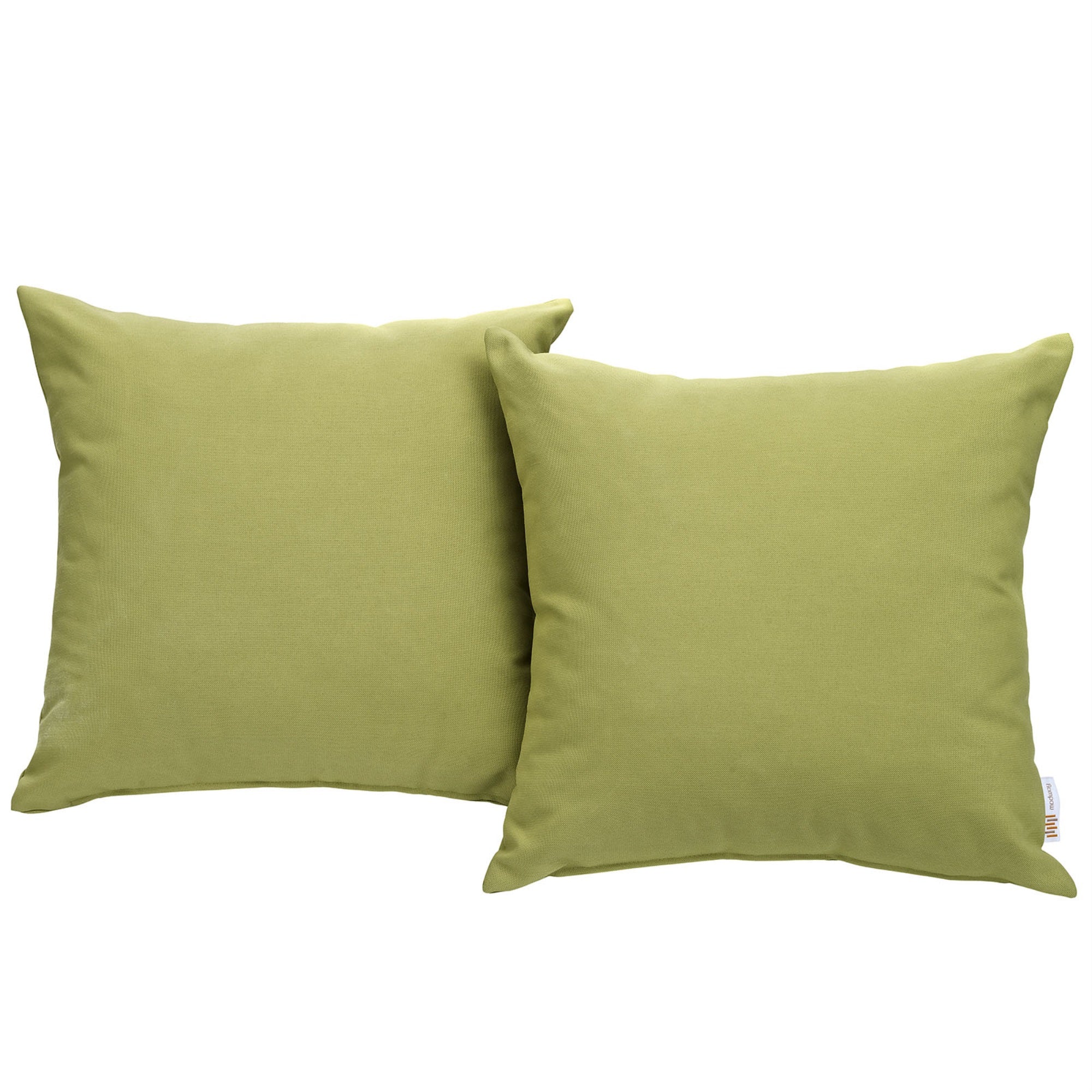 Convene Outdoor Sectional Series - All-Weather Decor Pillows For Patio, Backyard, Poolside - Durable Rattan Weave, Powder-Coated Aluminum Frame - Two Piece Set