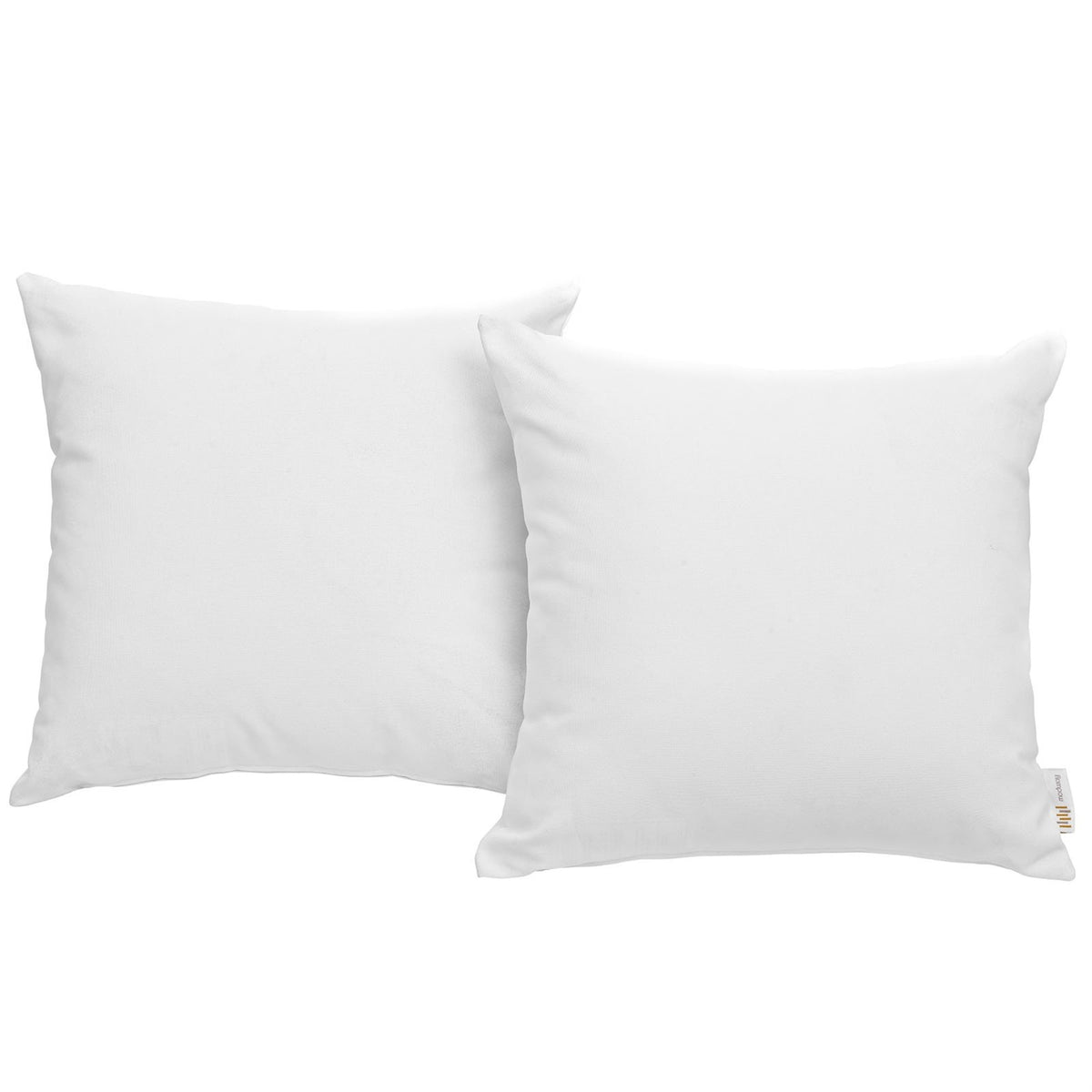 Casafoyer Eei-2001-Whi Convene Two Piece Patio Pillow Set Outdoor Furniture, White
