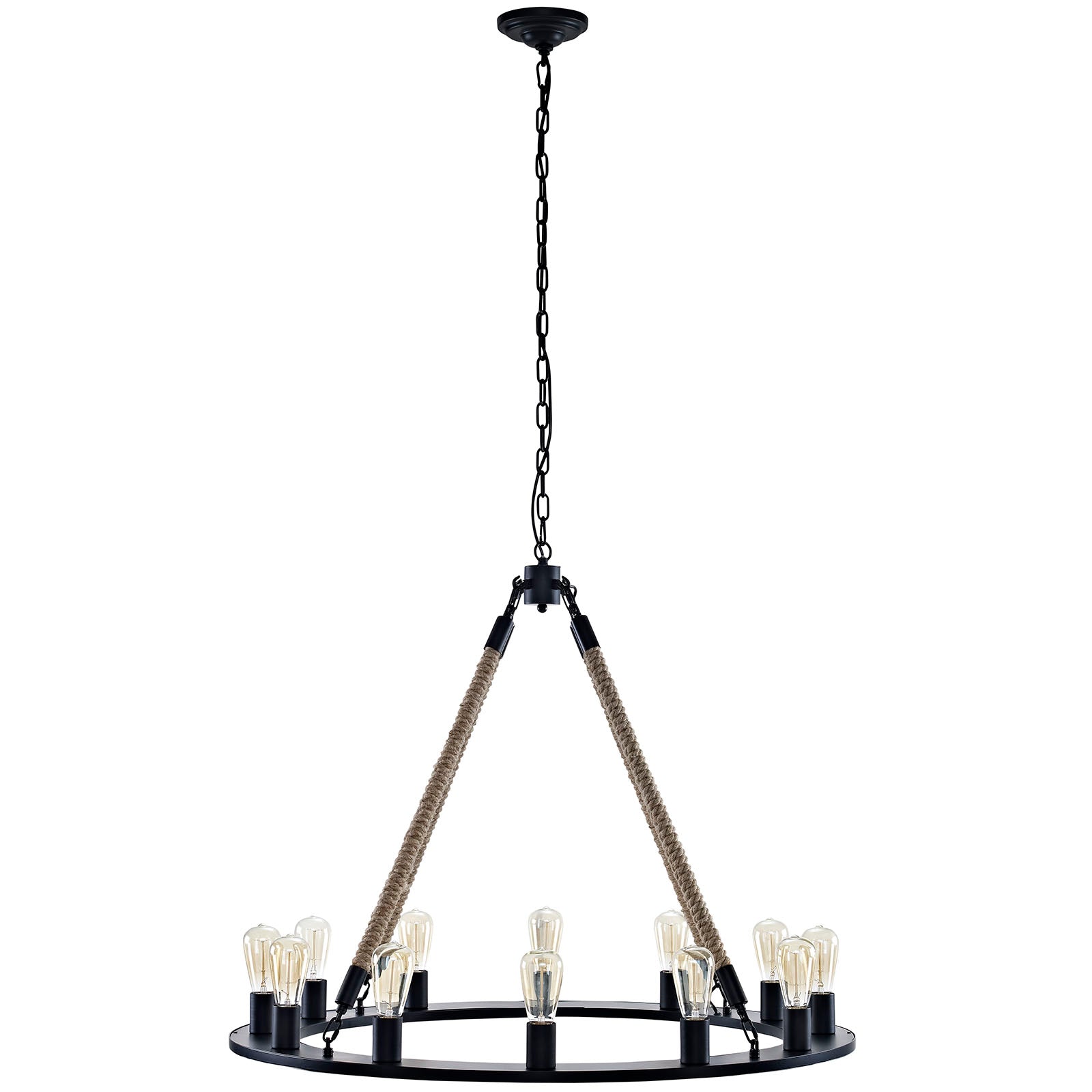 Encircle Chandelier - Brown