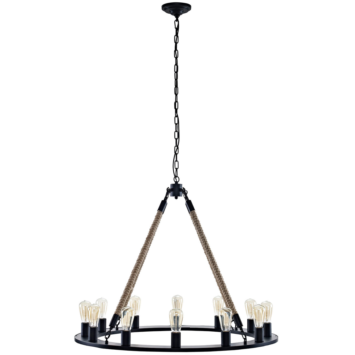 Encircle Chandelier - Brown
