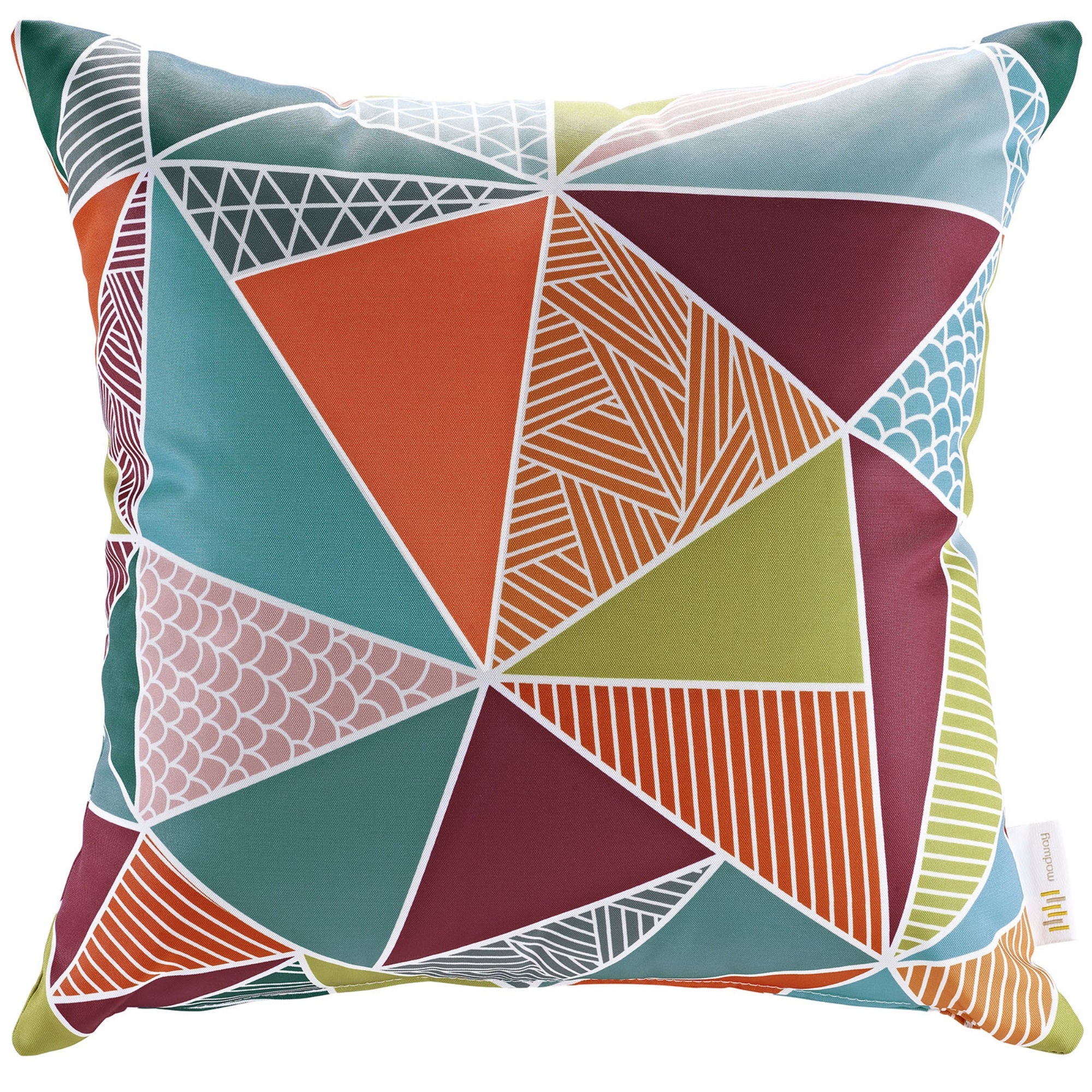 Ergode Decor Throw Pillow - Versatile Outdoor And Indoor Pillow With Eye-Catching Patterns And Colors - Durable Polyester Weave - Plush Polyester Fiber Fill - Enhance Your Decor
