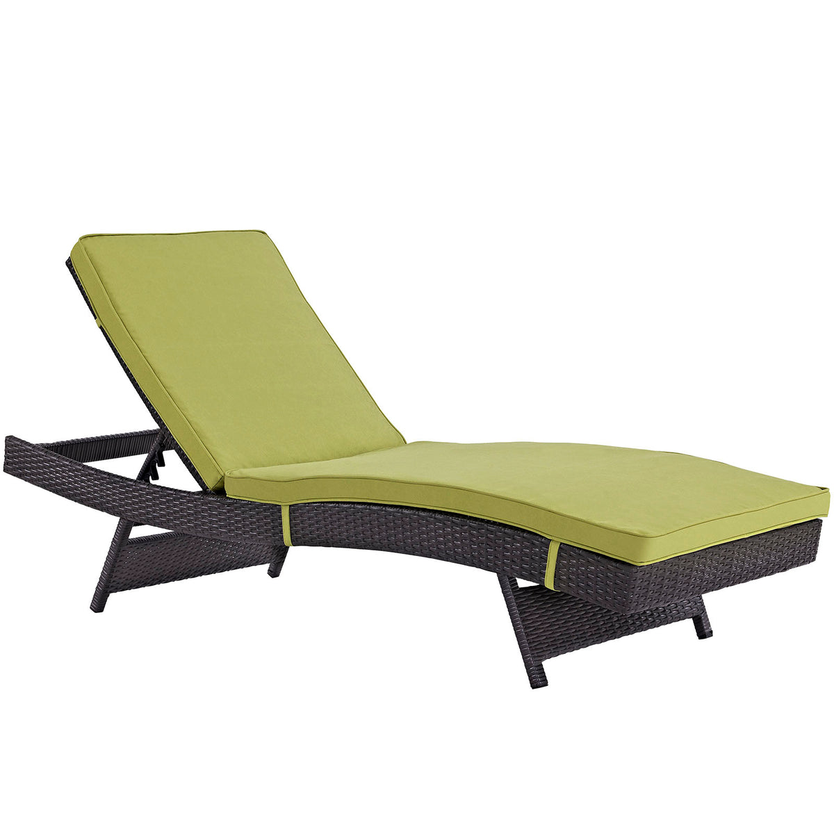 Convene Outdoor Patio Chaise - Espresso Peridot