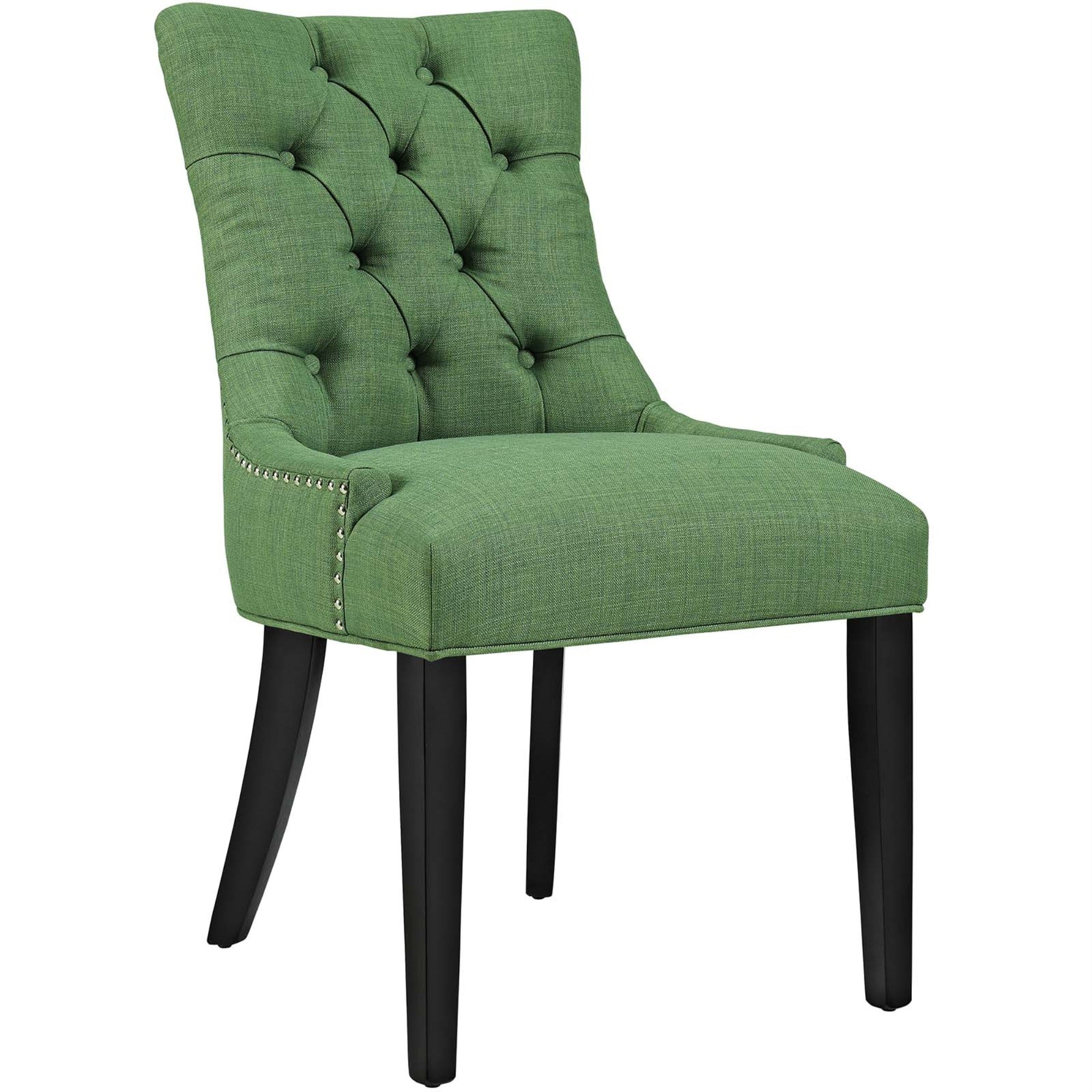 Regent Tufted Button Upholstered Fabric Parsons Dining Chair - Elegant And Comfortable, Perfect For Dining, Living, Or Office Spaces.