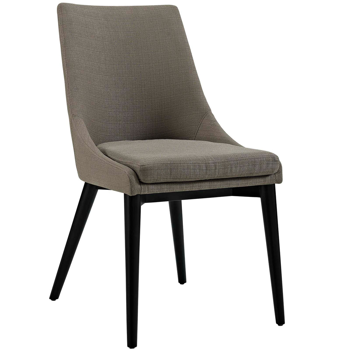 Viscount Fabric Dining Chair - Granite