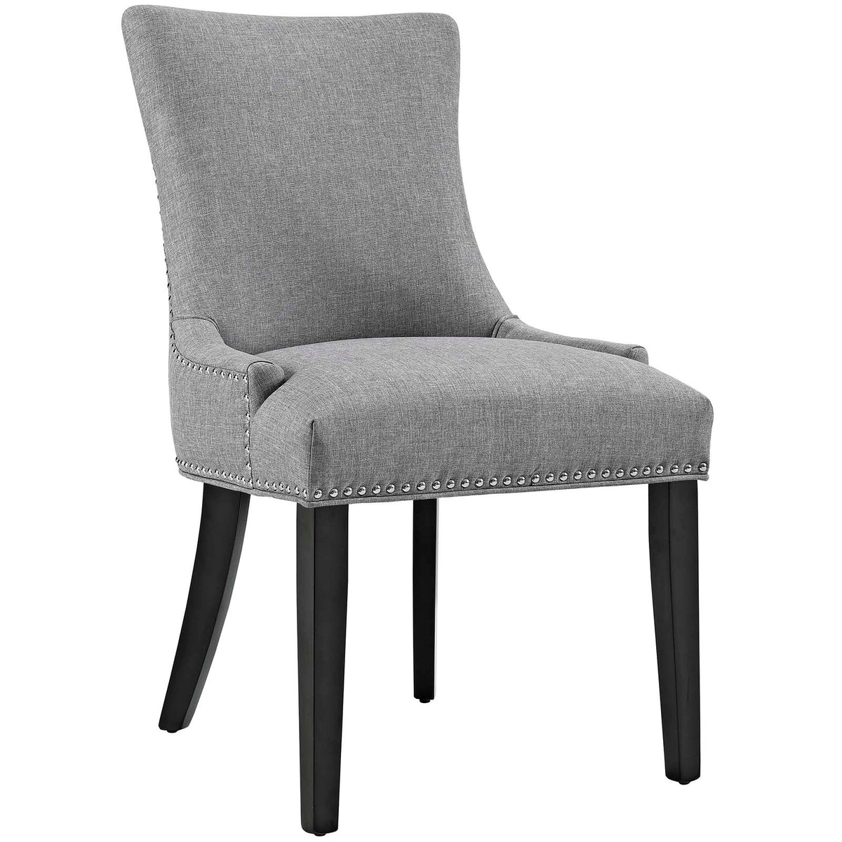 Marquis Fabric Dining Chair - Light Gray