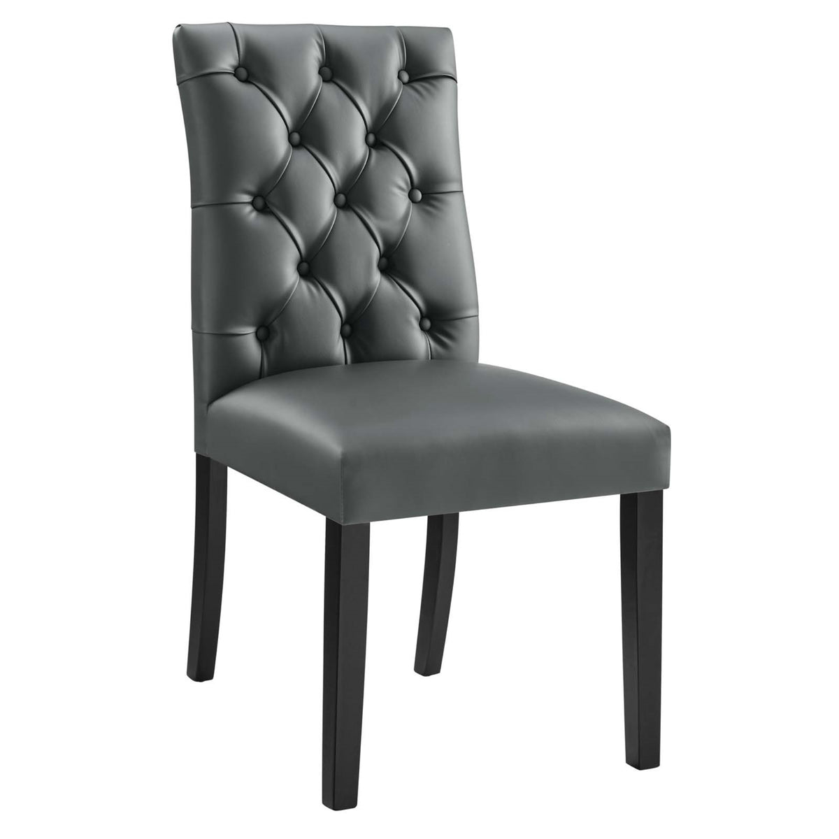 Sophisticated Duchess Tufted Dining Chair - Elegant, Plush, And Versatile