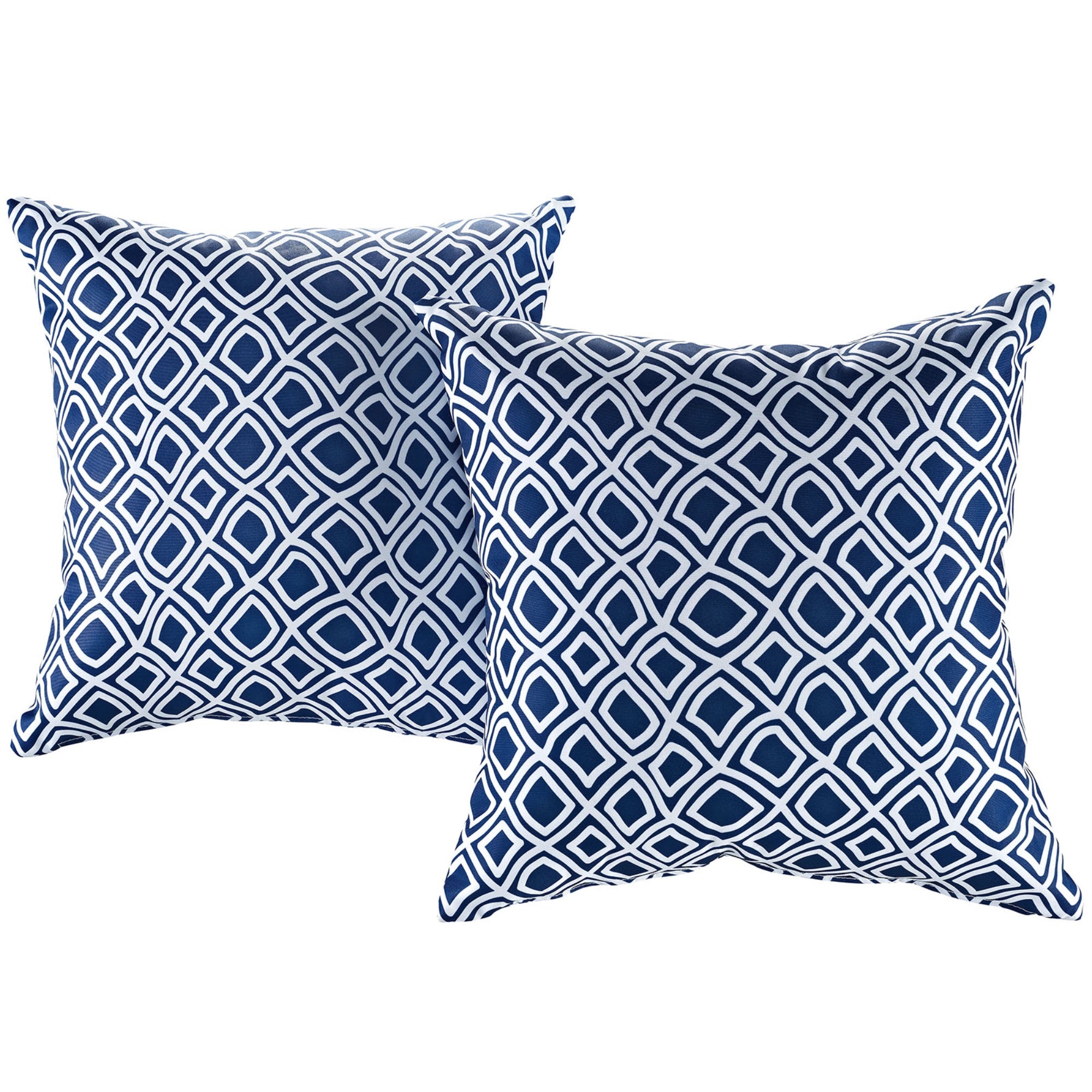 Ergode Outdoor And Indoor Decor Throw Pillow Set - Weather-Resistant Polyester, Vibrant Colors, Plush Fiber Filling - 2 Pack