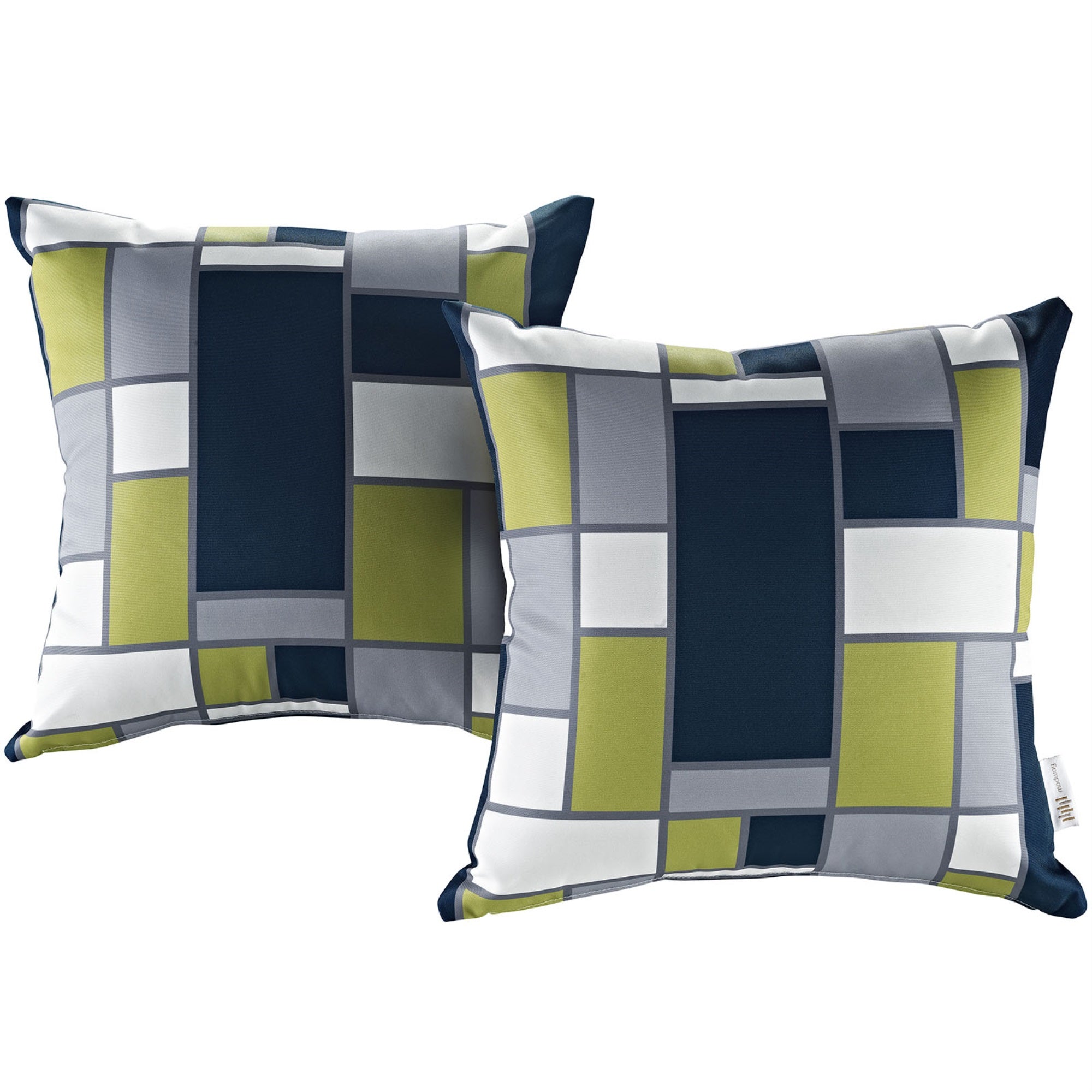 Ergode Decor Throw Pillow Set - Versatile, Durable, And Stylish Outdoor/Indoor Pillow With Eye-Catching Patterns And Vibrant Colors - Includes 2 Pillows