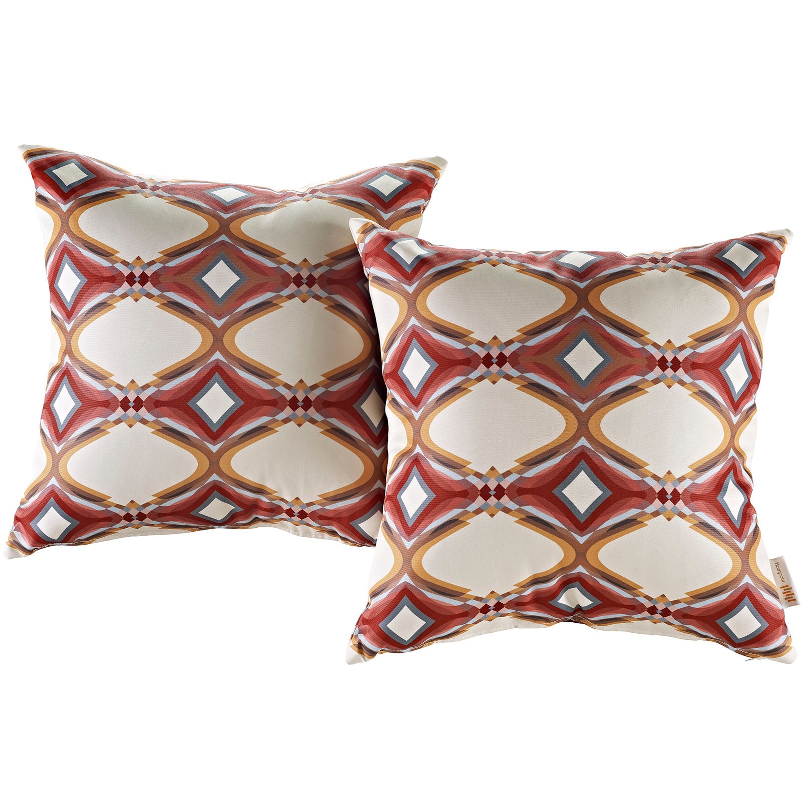 Modway Two Piece Outdoor Patio Pillow Set - Repeat