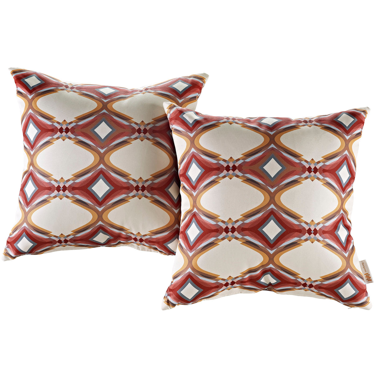 Modway Two Piece Outdoor Patio Pillow Set - Repeat