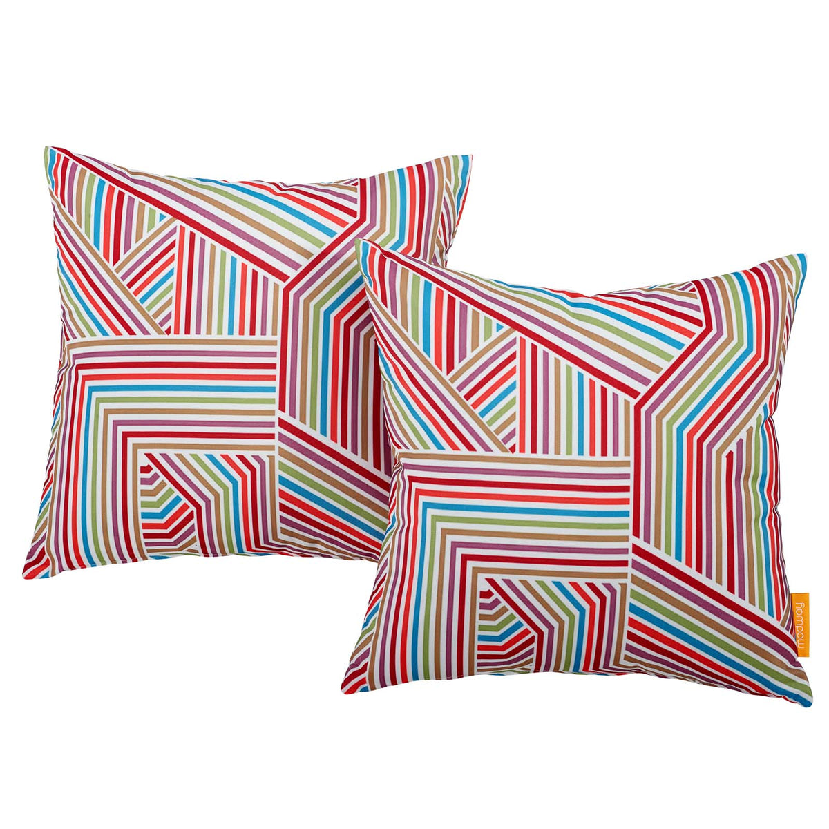 Modway Two Piece Outdoor Patio Pillow Set - Tapestry