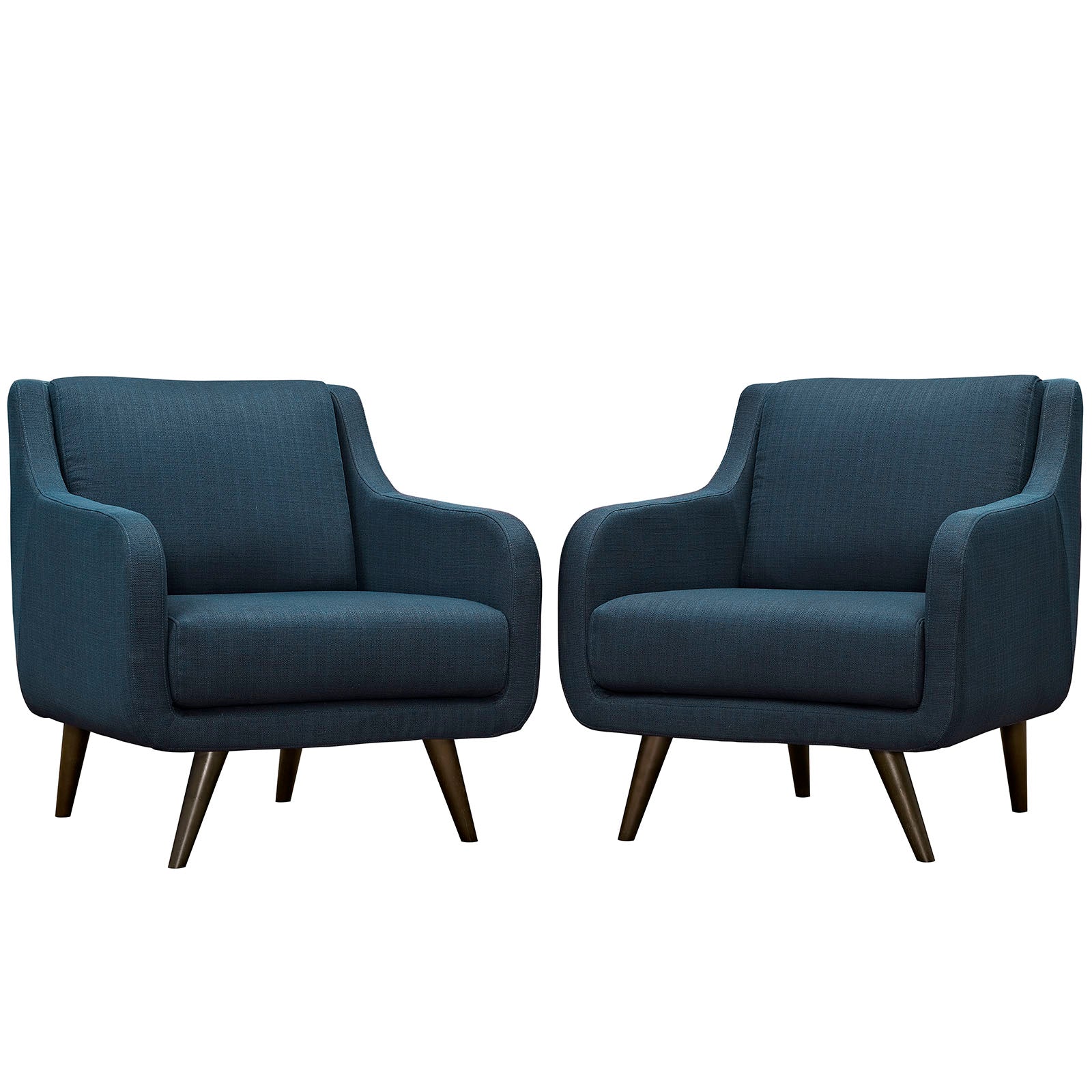Verve Armchairs Set Of 2 - Azure
