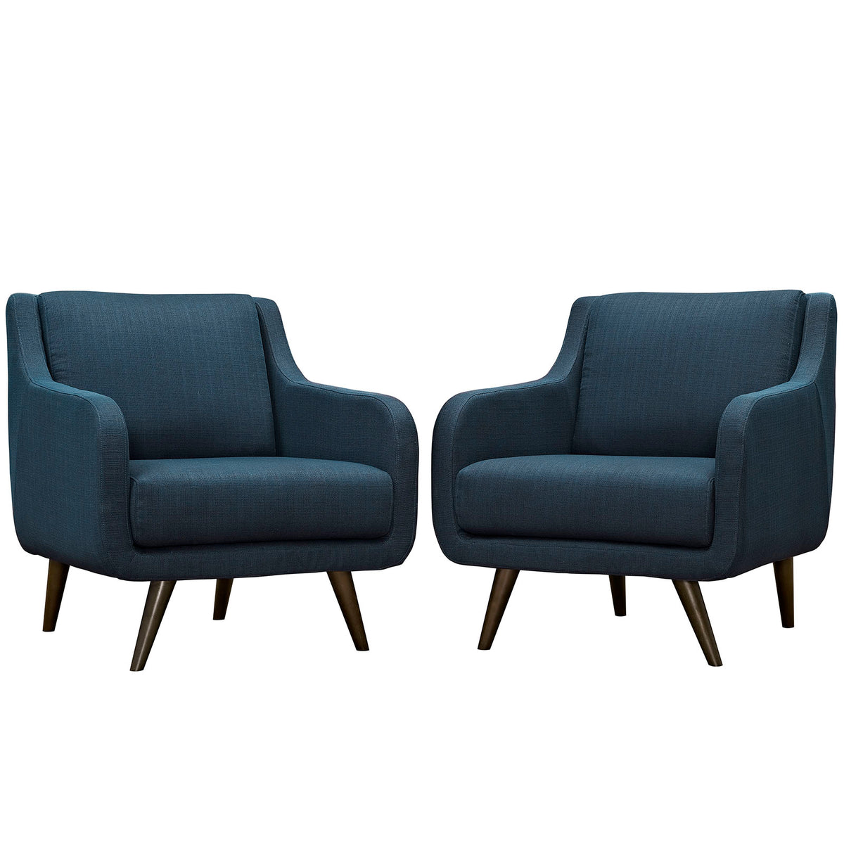 Verve Armchairs Set Of 2 - Azure