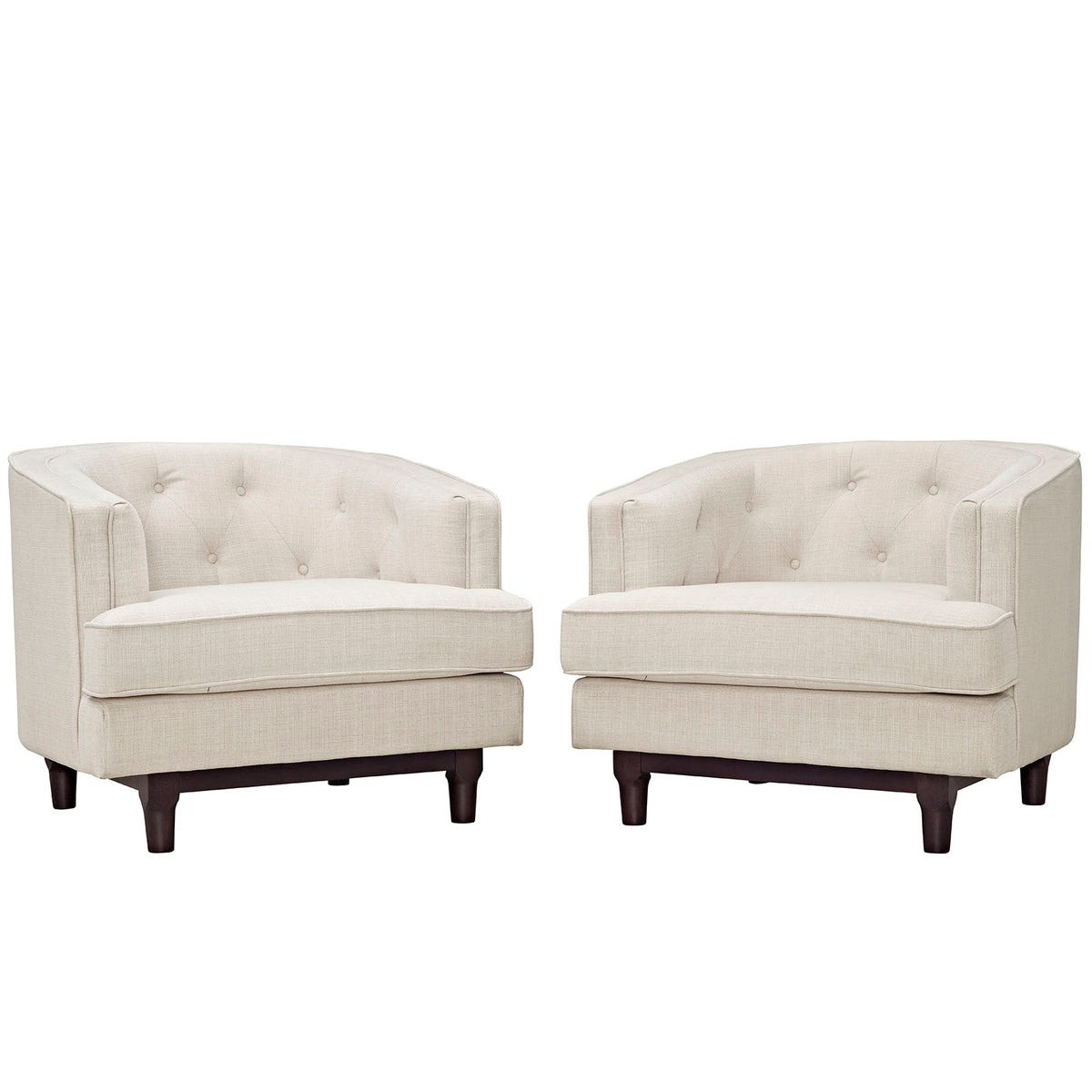 Coast Armchairs Set Of 2 - Beige
