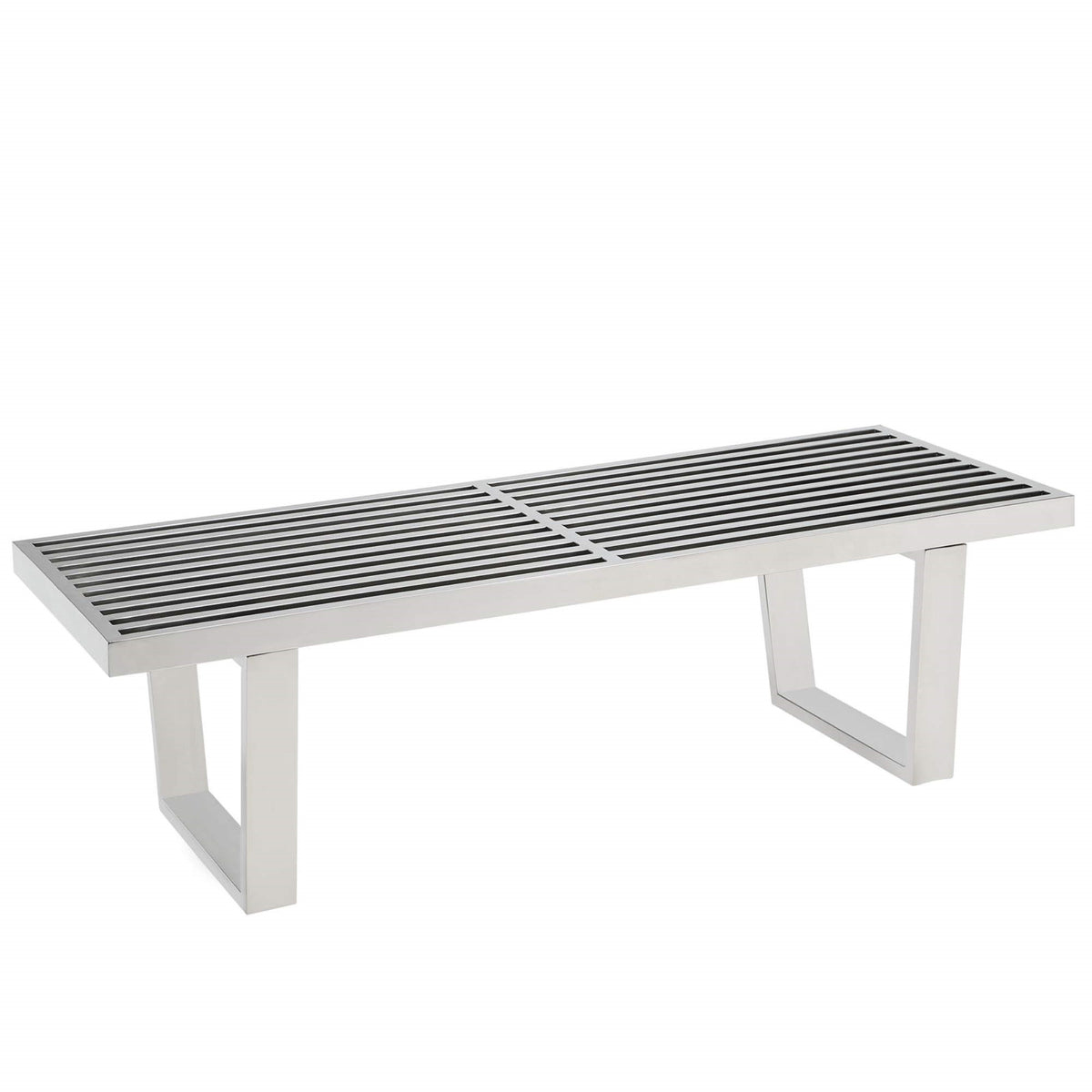 Casafoyer Versatile Sauna Bench | Stainless Steel | Contemporary Design | Slotted Surface
