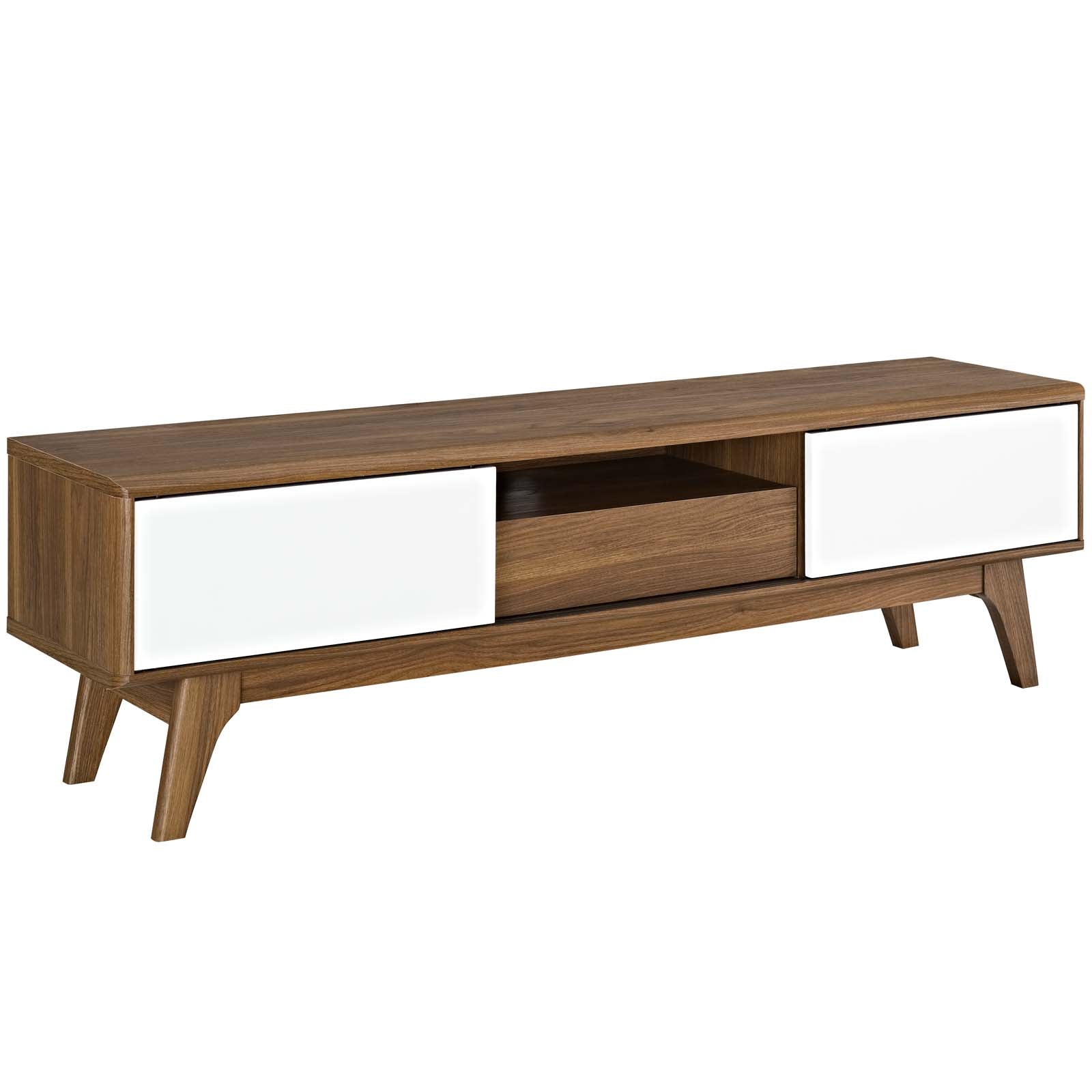 Envision 59 Tv Stand - Walnut White