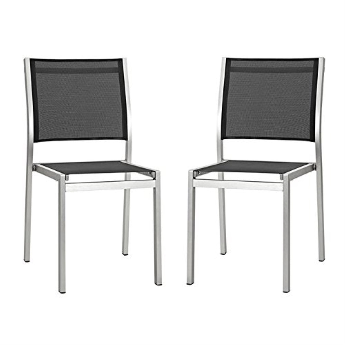 Casafoyer Shore Side Chair Outdoor Patio Aluminum Set Of 2