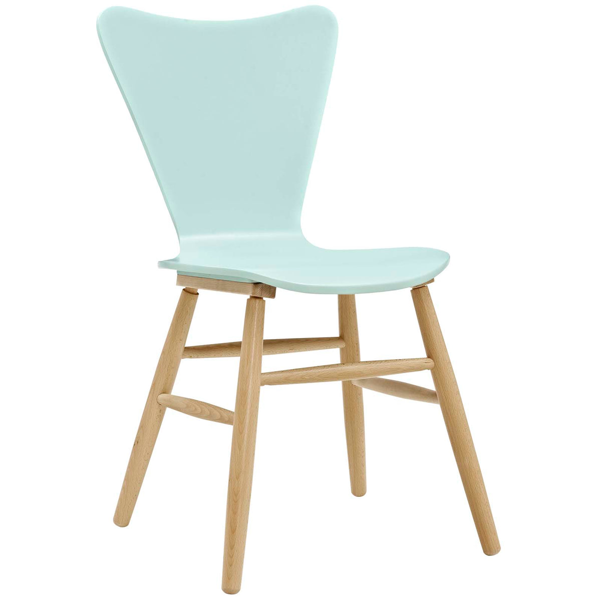 Cascade Wood Dining Chair - Light Blue