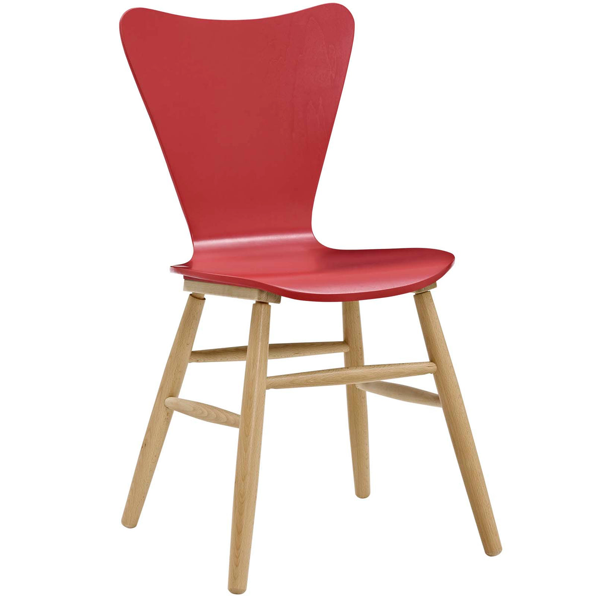 Cascade Wood Dining Chair - Red