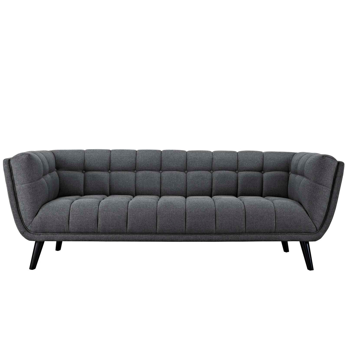 Bestow Upholstered Fabric Sofa - Gray
