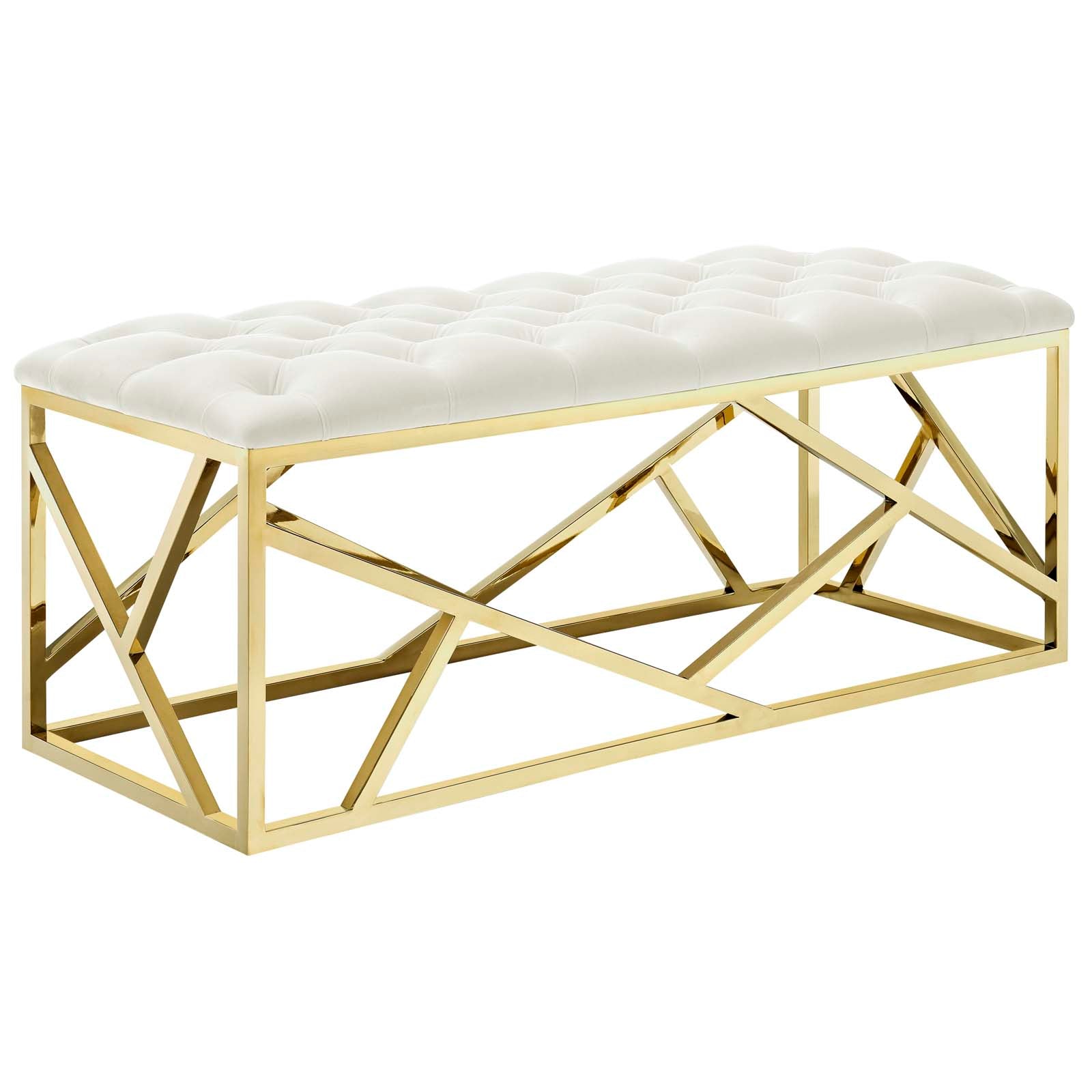 Intersperse Bench - Gold Ivory