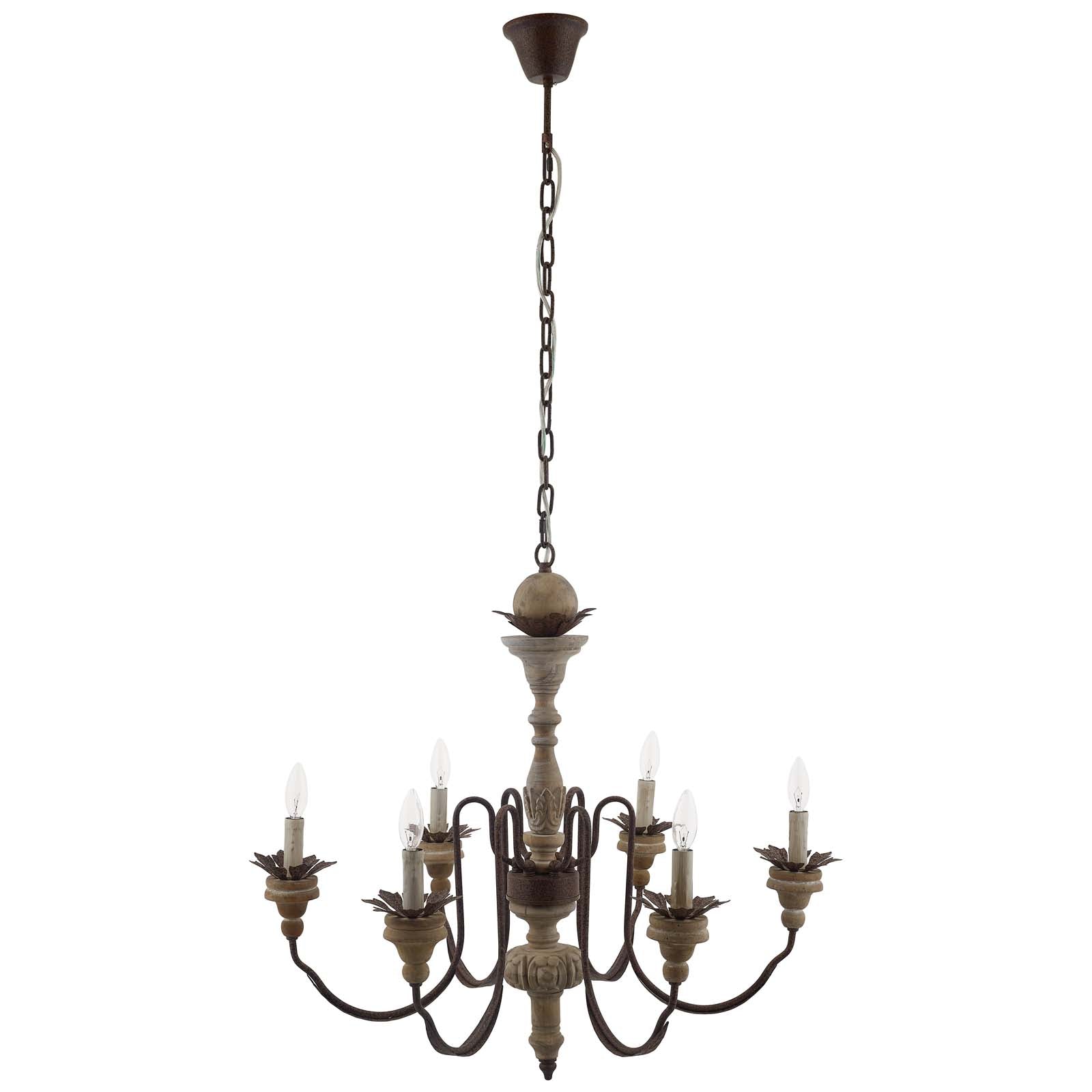 Bountiful Vintage French Pendant Ceiling Light Candelabra Chandelier -