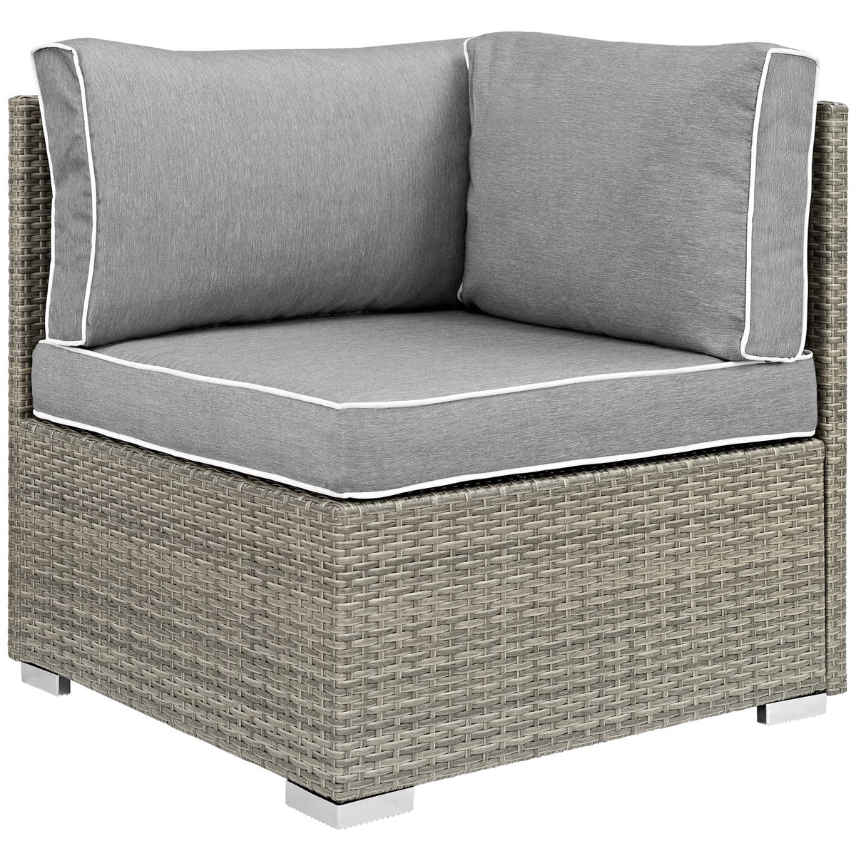 Repose Outdoor Patio Corner - Light Gray Gray