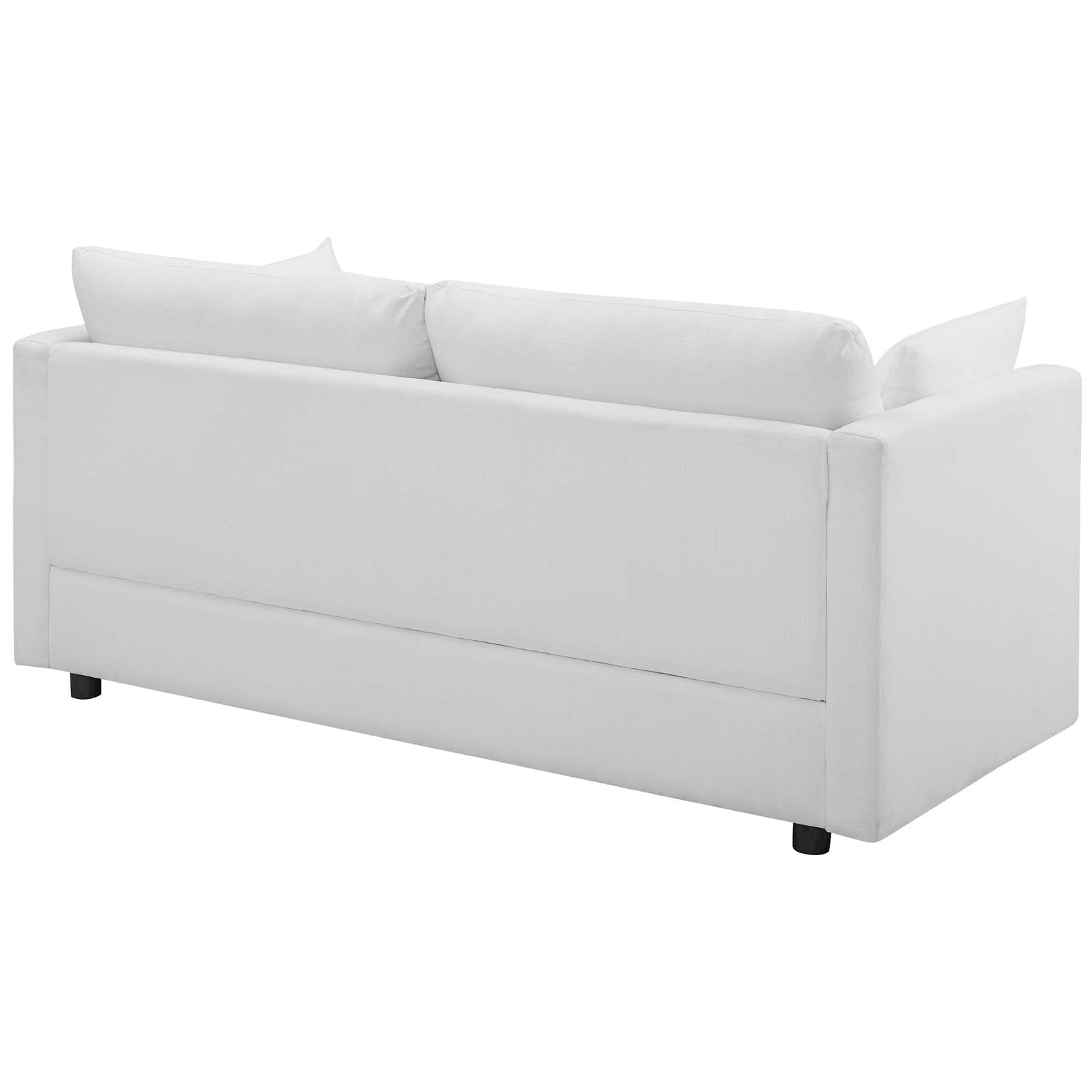 Activate Upholstered Fabric Sofa - White