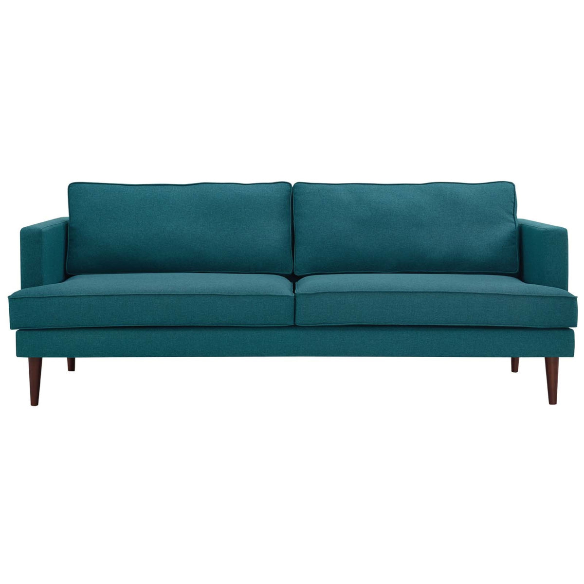 Agile Sofa: Versatile & Stylish Addition To Home Decor | Streamlined Silhouette | Mid-Century, Contemporary, Modern Styles | Densely Padded Foam Cushions | Removable, Machine-Washable Covers | Weight Capacity: 1323 Lbs