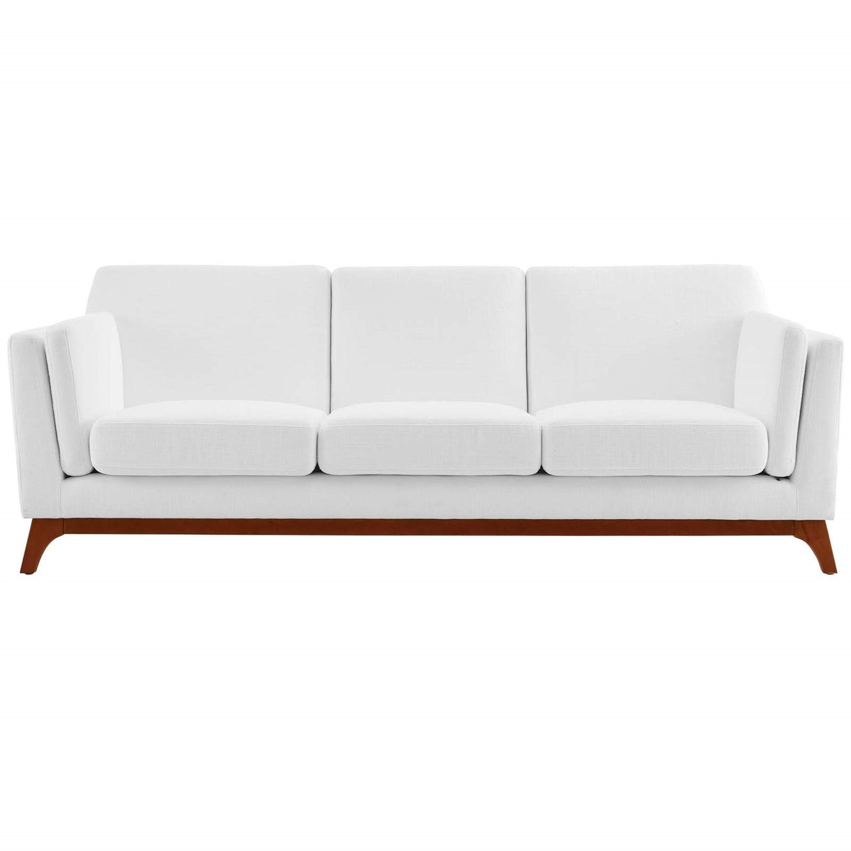 Yardlio 'Chance Upholstered Fabric Sofa: Timeless Mid-Century Charm | Sleek Design | Plush Comfort