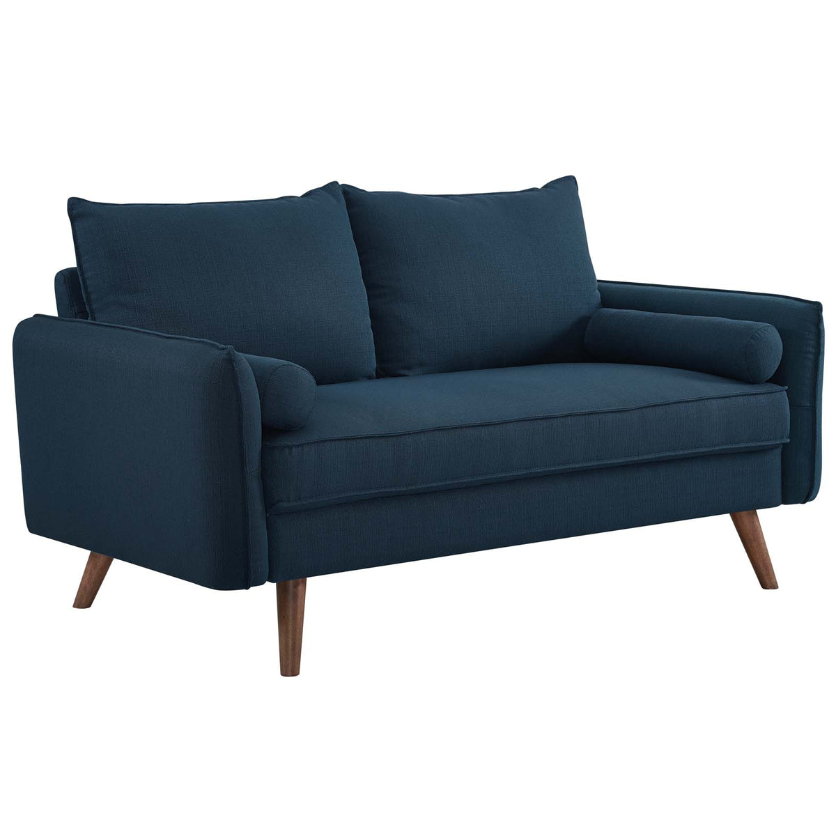 Revive Upholstered Fabric Loveseat - Azure