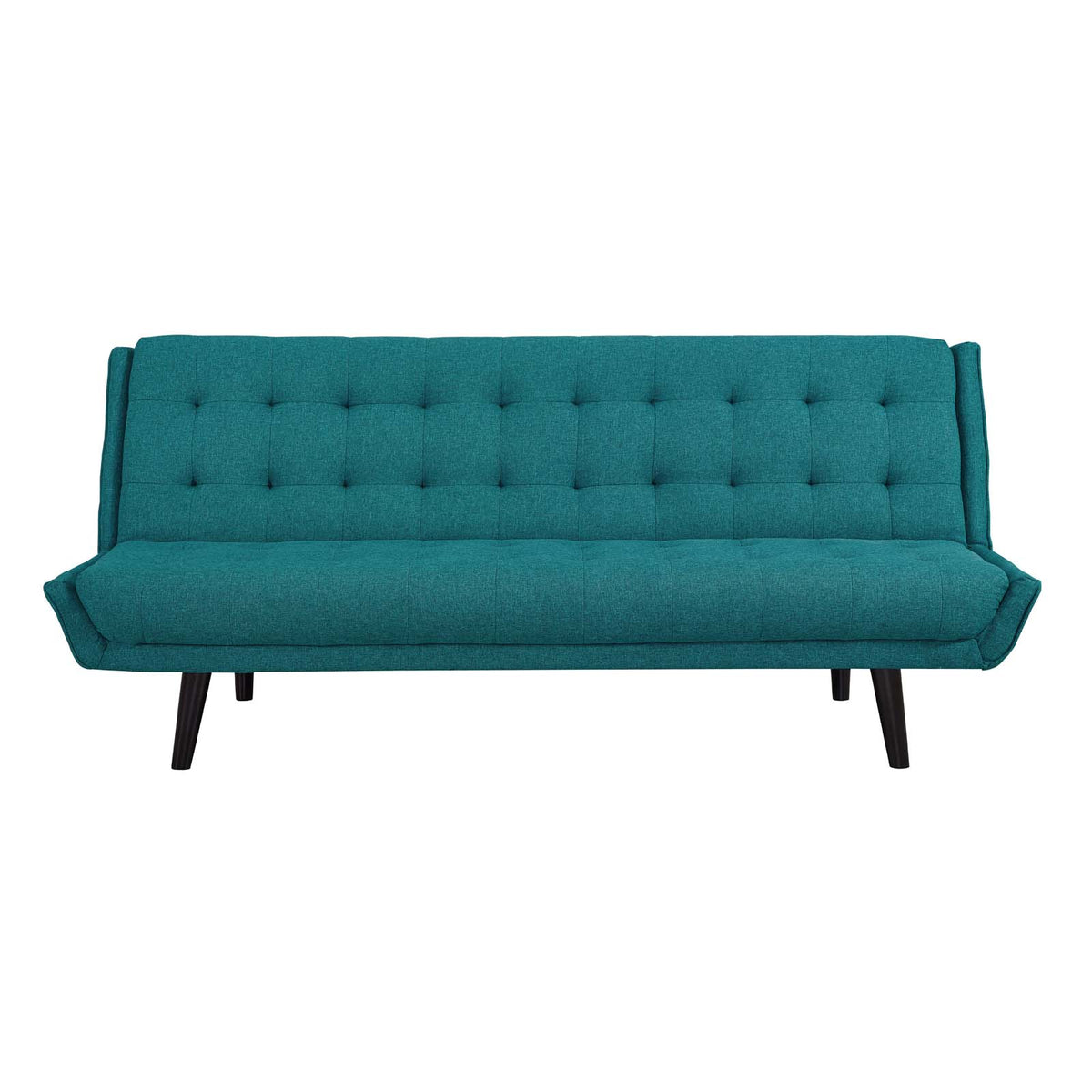 Glance Tufted Convertible Fabric Sofa Bed - Teal