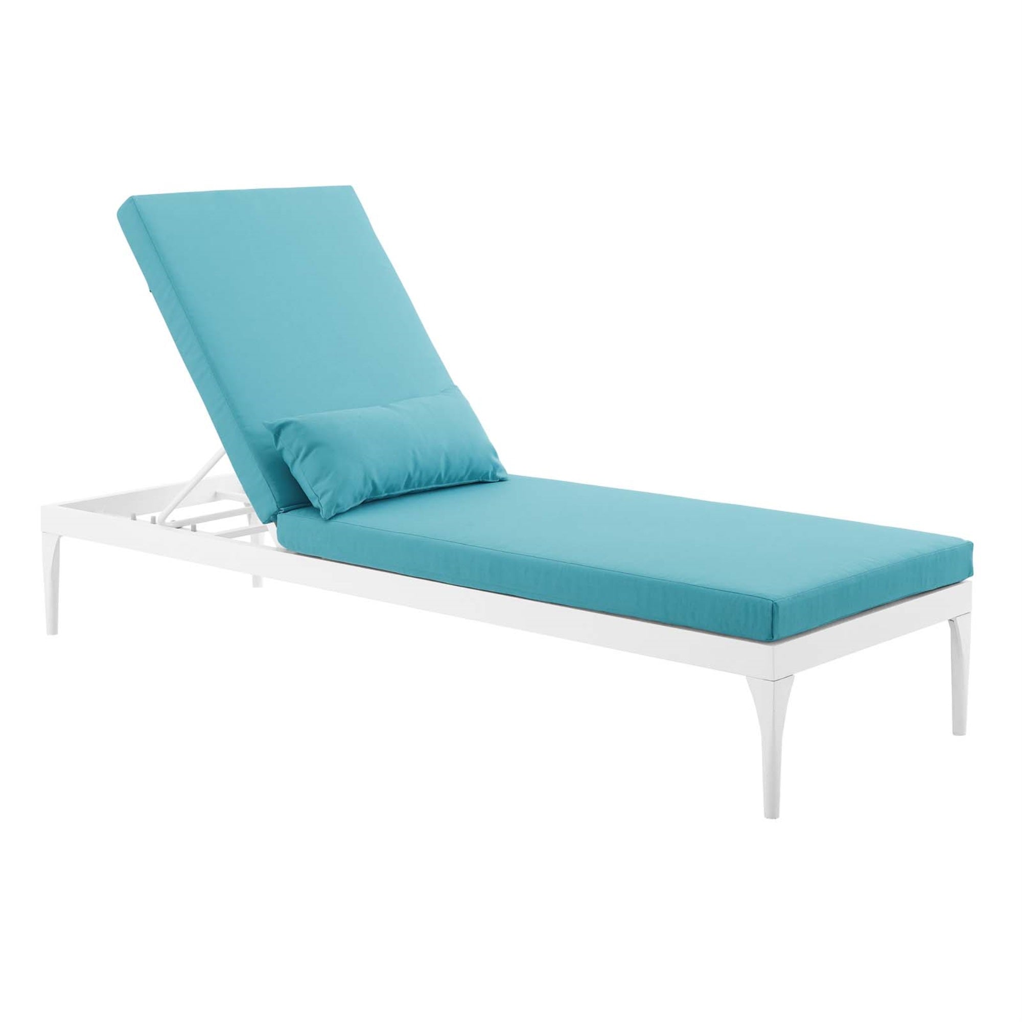 Perspective Outdoor Patio Lounge Chair - Comfortable & Stylish, Adjustable Recline Positions, Durable Frame, Plush Cushions, Modern Design