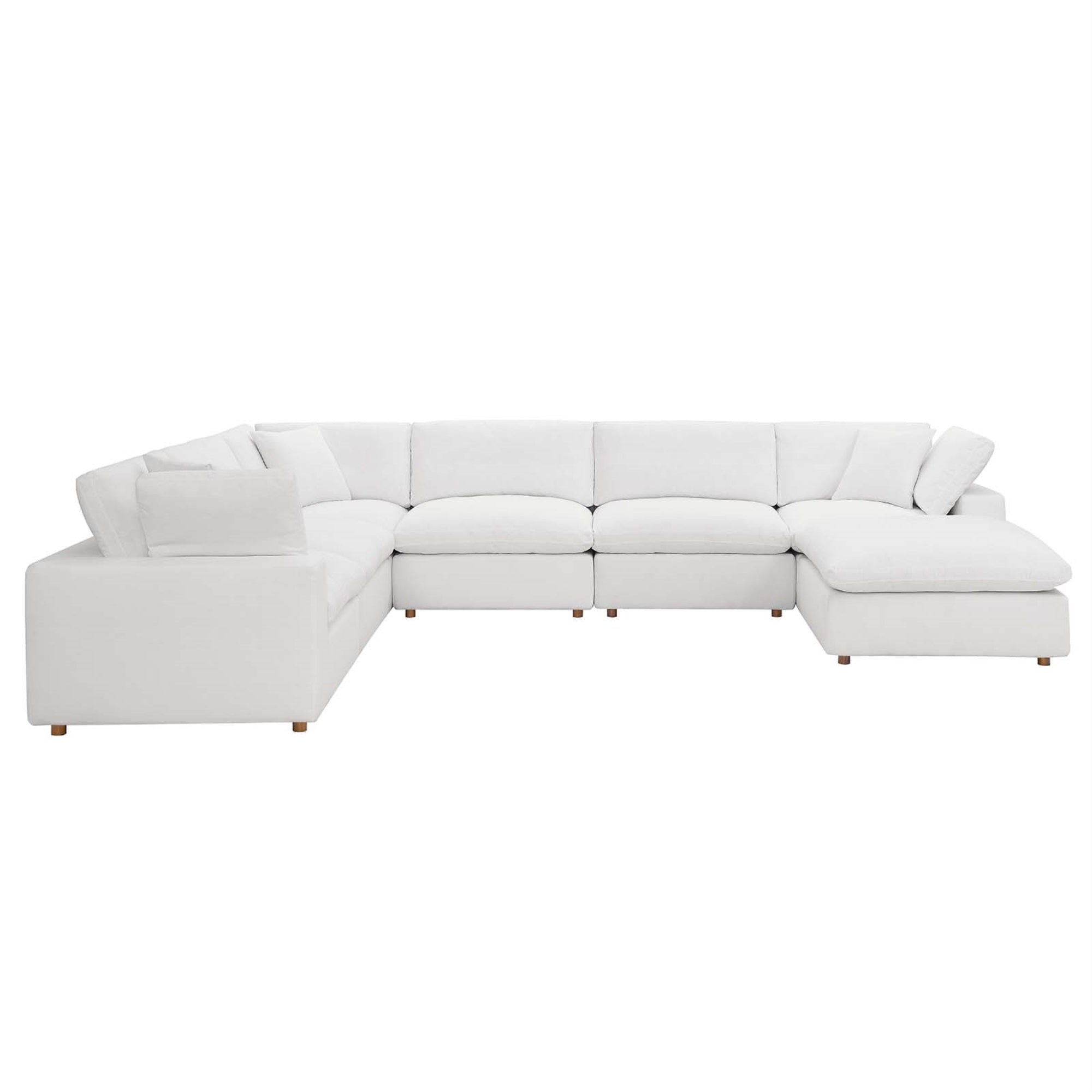 Ultimate Relaxation: Commix Plush Comfort 7-Piece Sectional Sofa Set