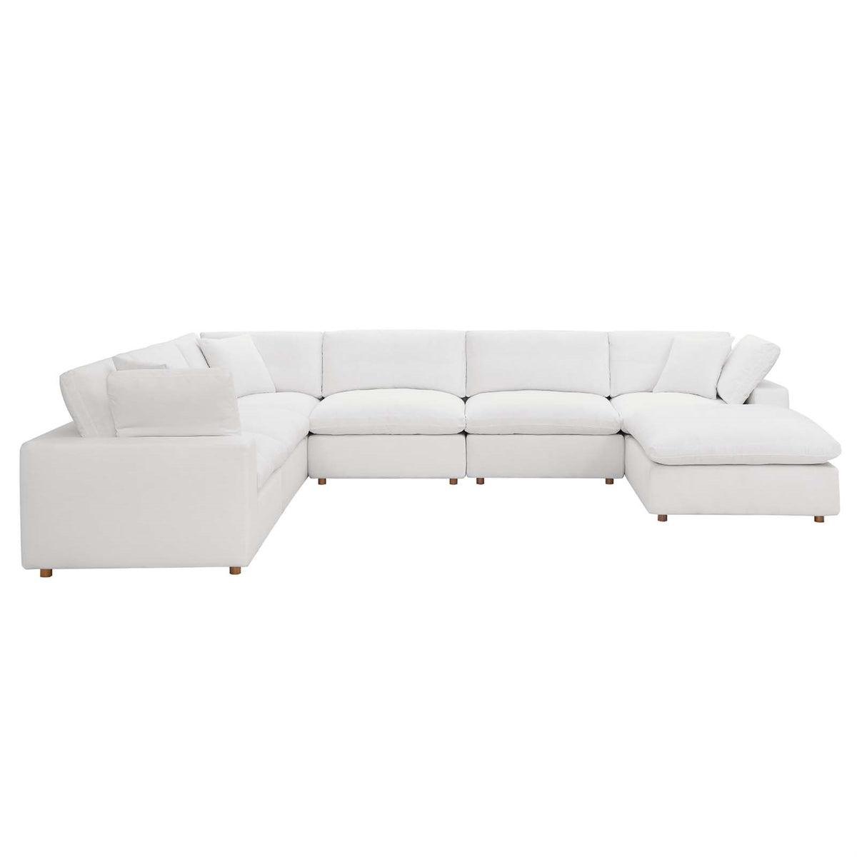 Ultimate Relaxation: Commix Plush Comfort 7-Piece Sectional Sofa Set