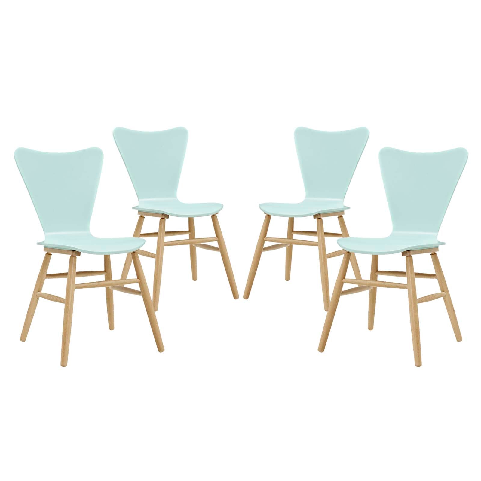 Cascade Dining Chair Set Of 4 - Light Blue