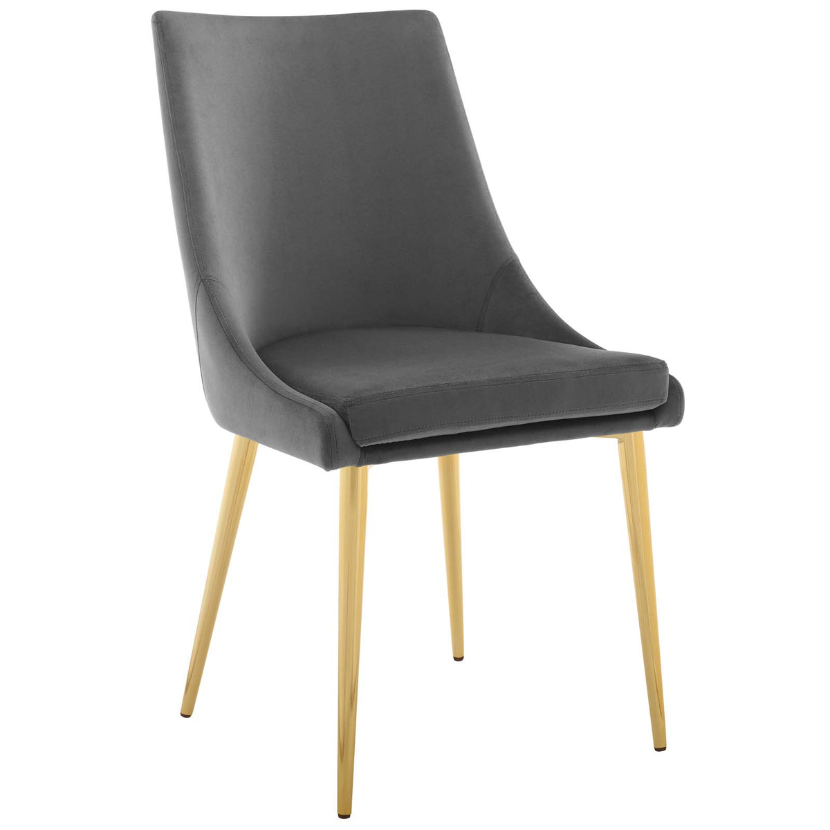 Isle Modway Accent Performance Velvet Dining Chair - Gray