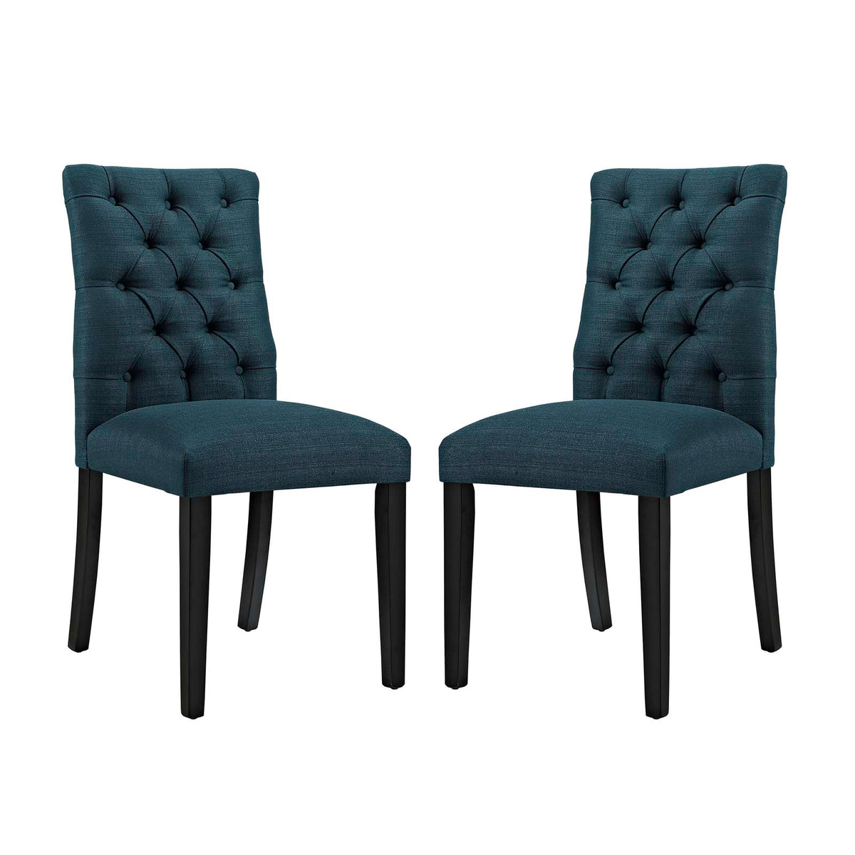 Duchess Dining Chair Fabric Set Of 2 - Azure