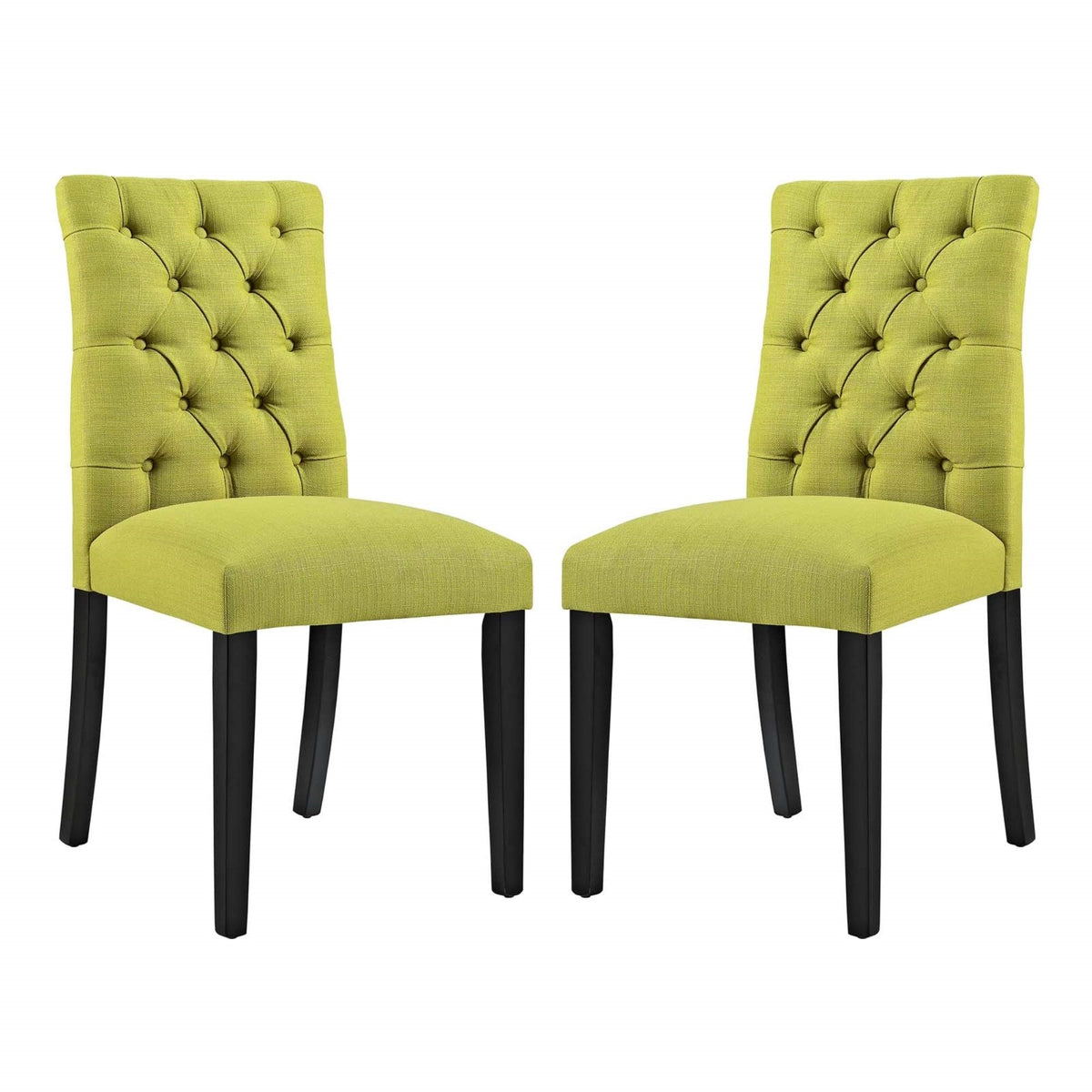 Yardlio Duchess Dining Chair: Elegant, Luxurious, Tufted, Set Of 2