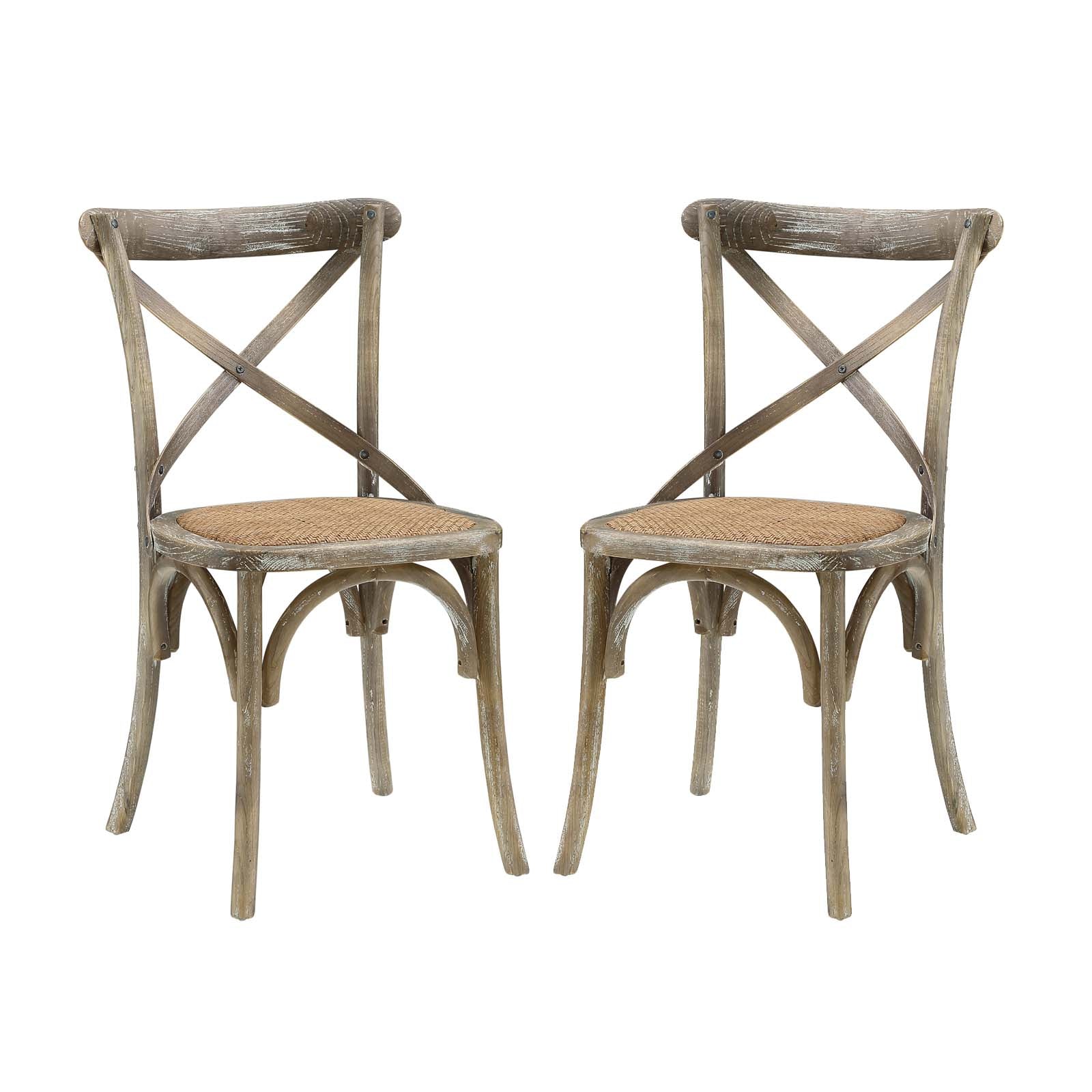 Gear Dining Side Chair Set Of 2 - Gray