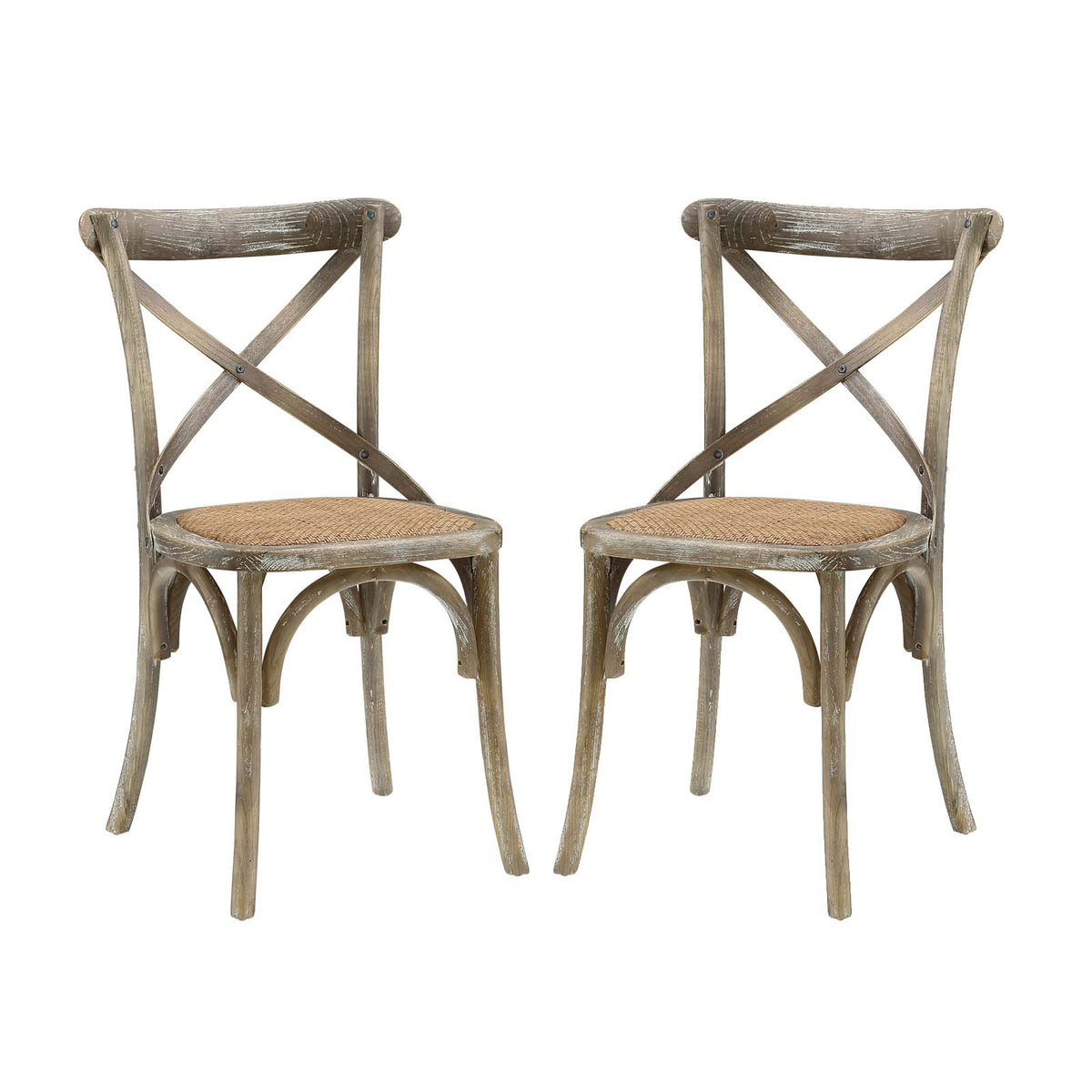 Gear Dining Side Chair Set Of 2 - Gray