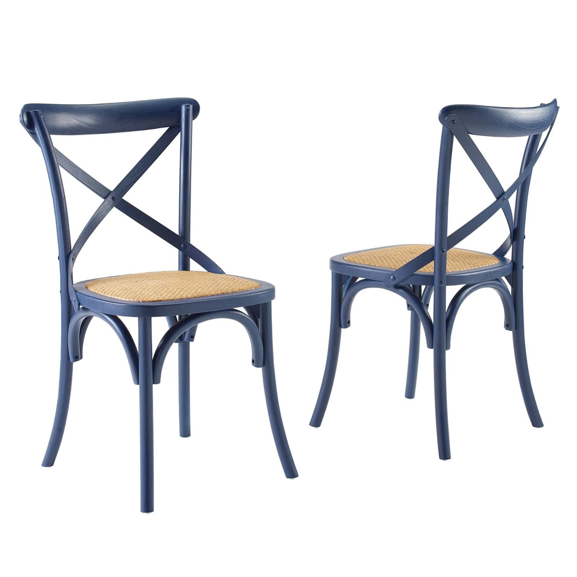 Gear Dining Side Chair Set Of 2 Midnight Blue