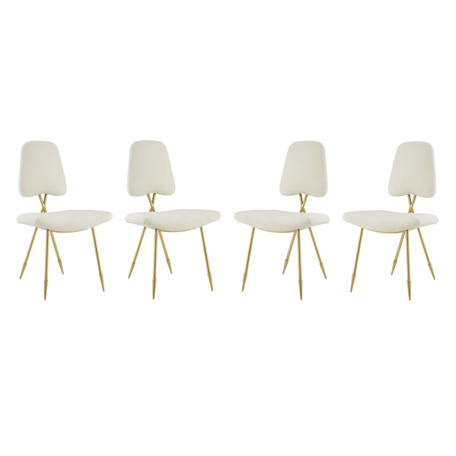Ponder Dining Side Chair Set Of 4 - Ivory