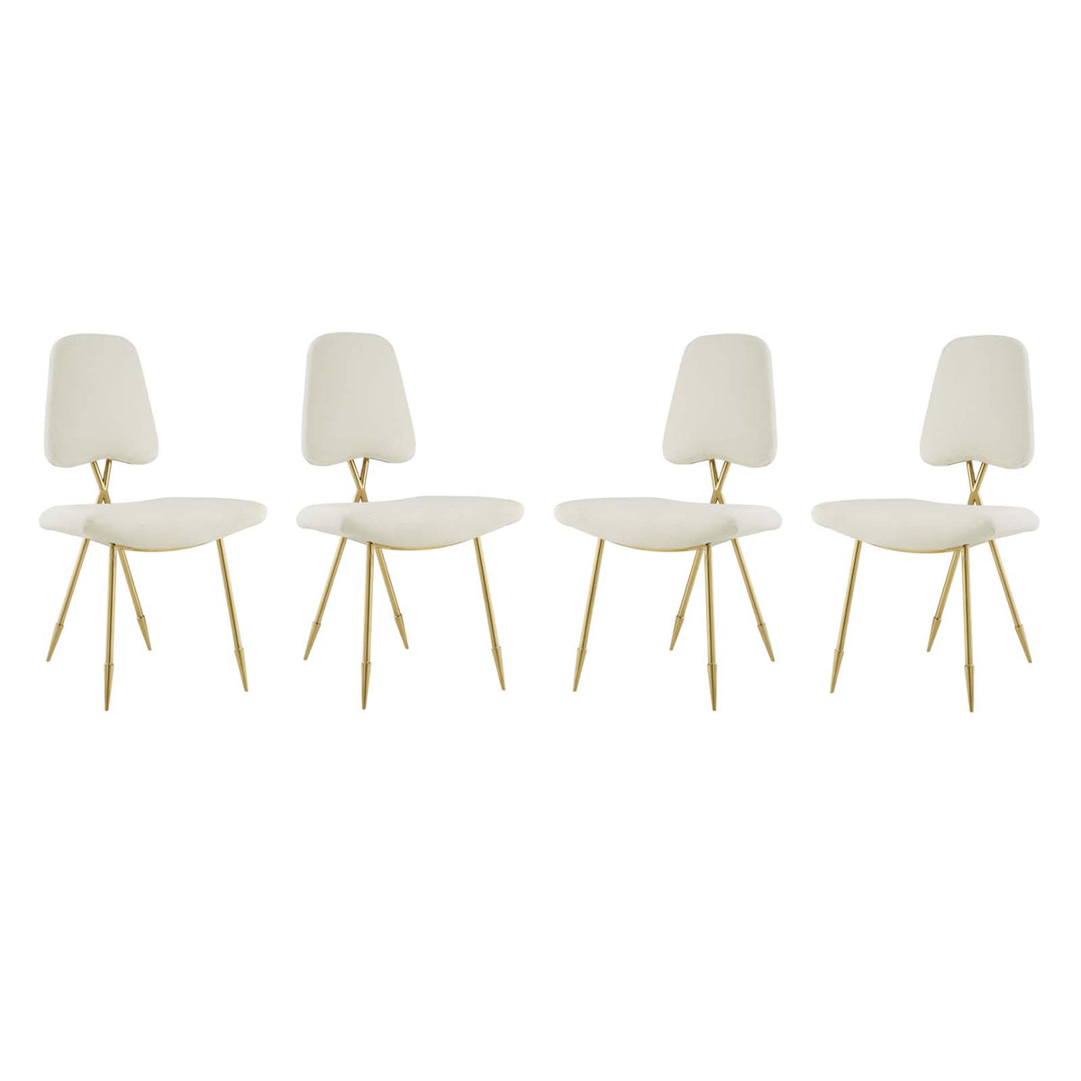 Ponder Dining Side Chair Set Of 4 - Ivory