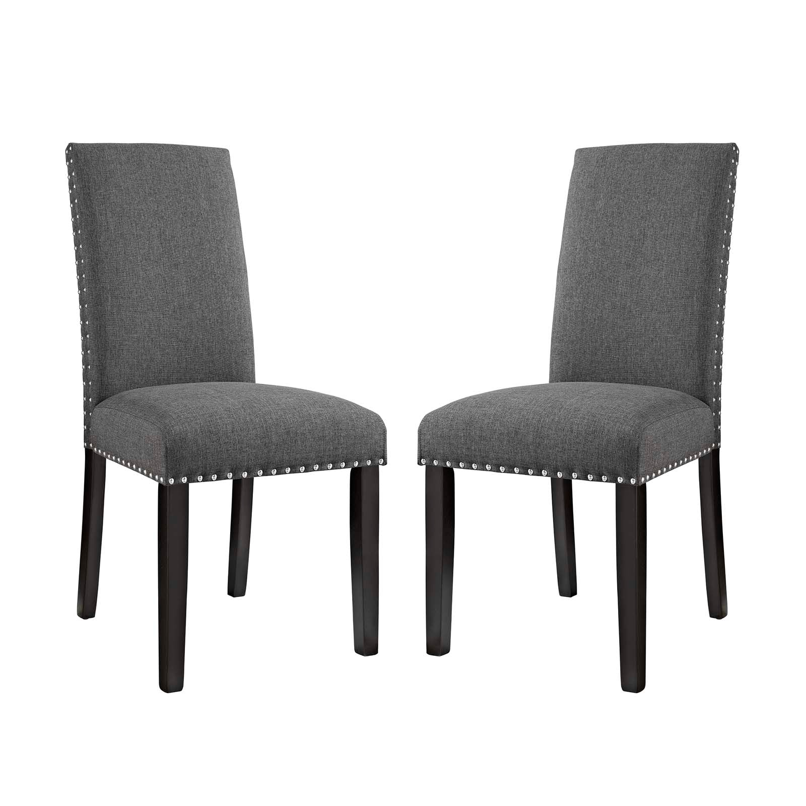 Parcel Dining Side Chair Fabric Set Of 2 - Gray