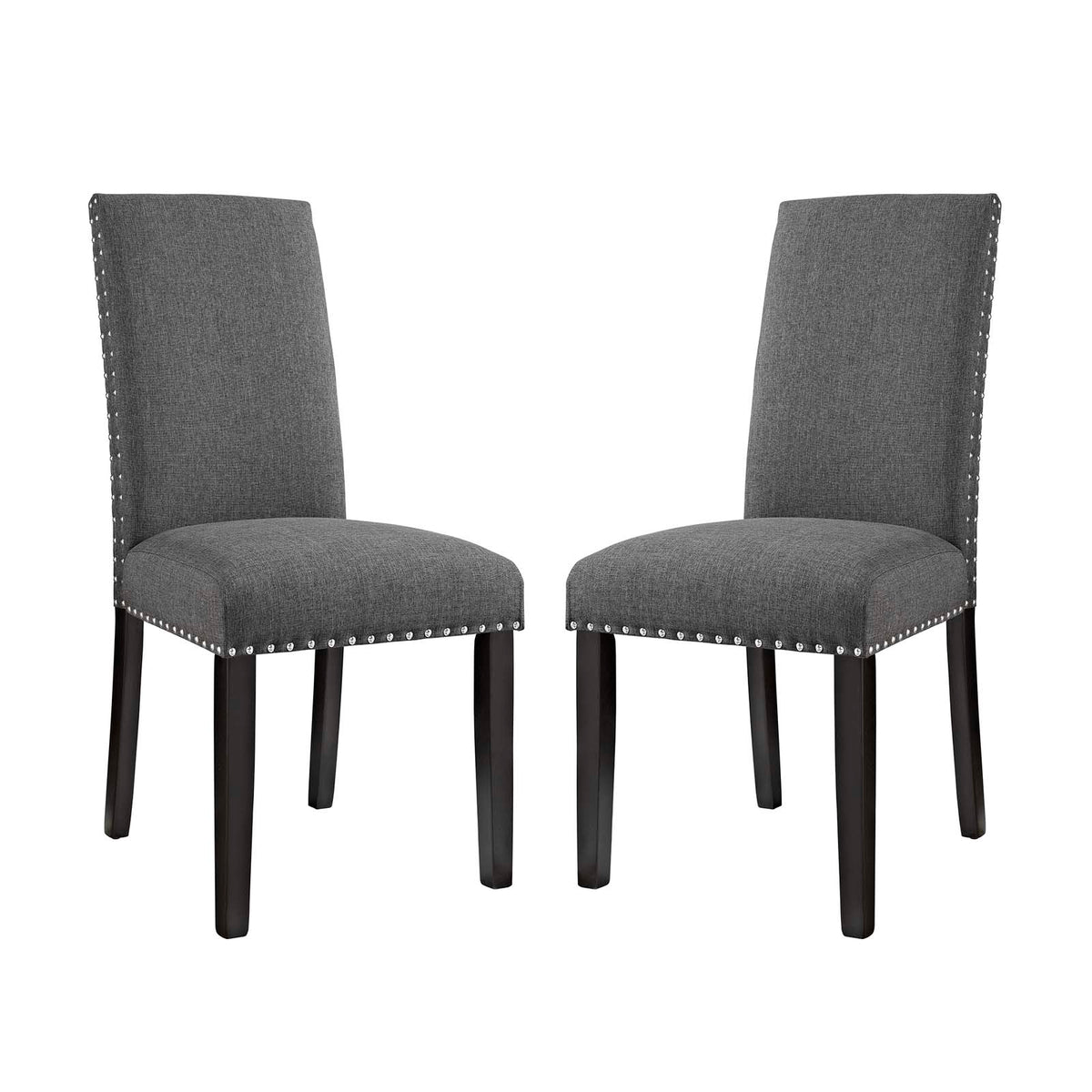 Parcel Dining Side Chair Fabric Set Of 2 - Gray