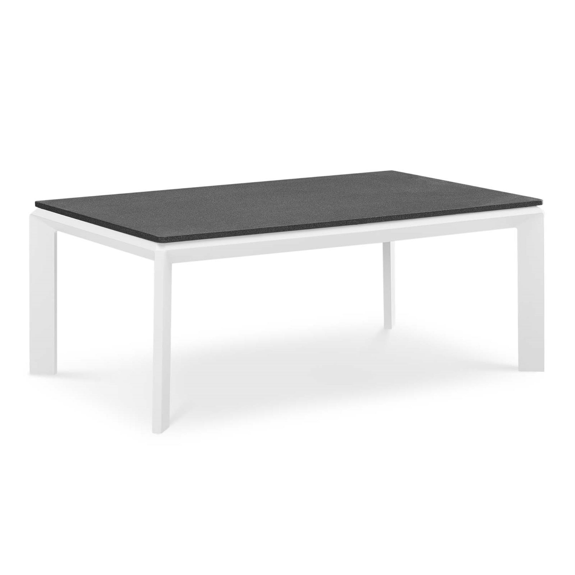 Riverside Aluminum Outdoor Patio Coffee Table White