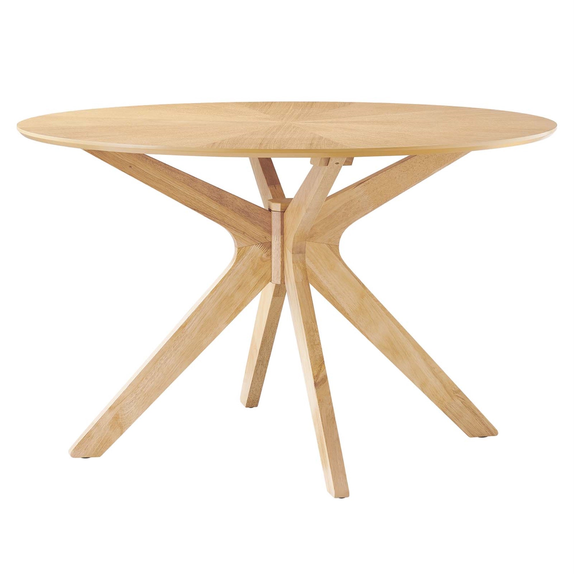 Crossroads 47' Round Wood Dining Table
